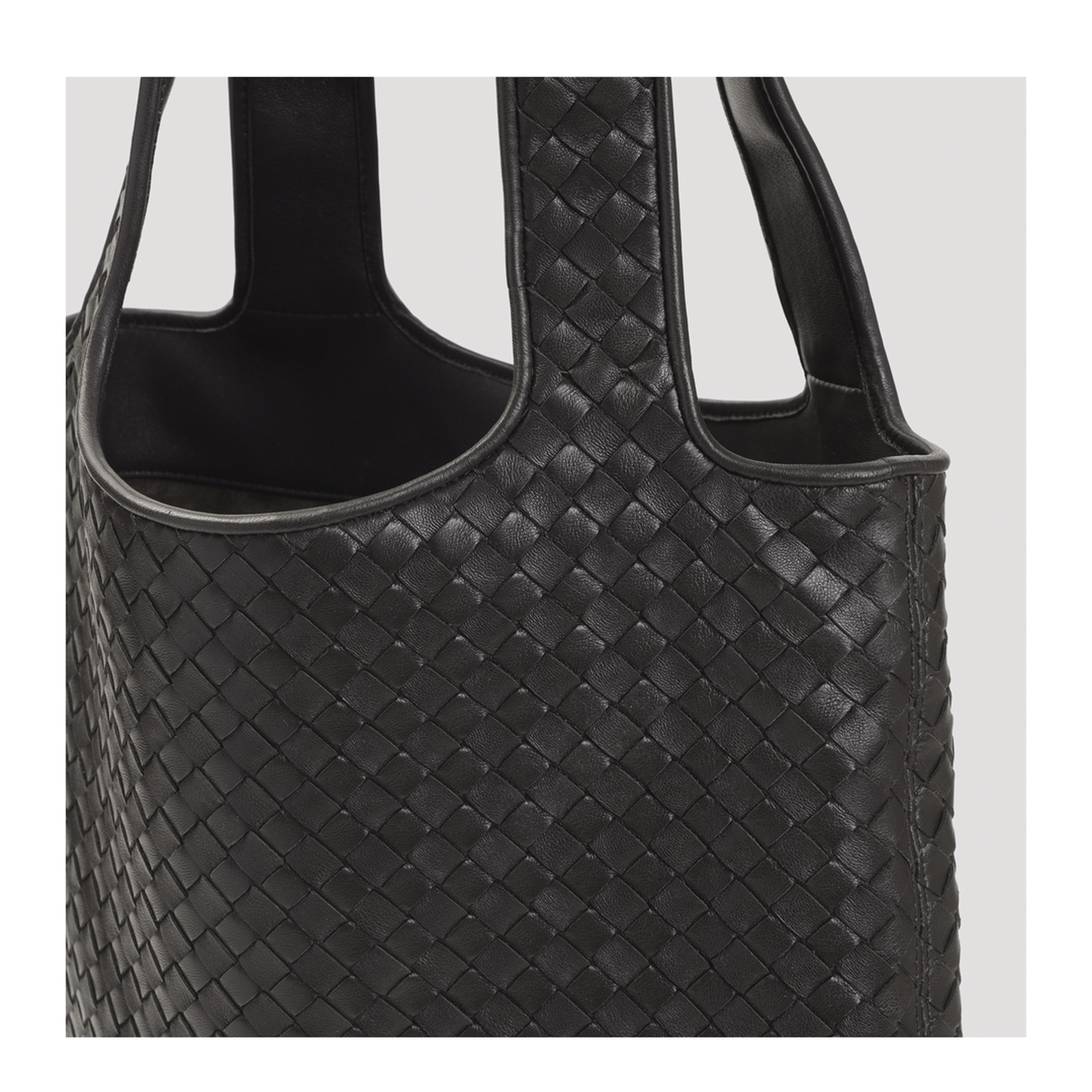 Bottega Veneta Veneto Lambskin Tote - Espresso