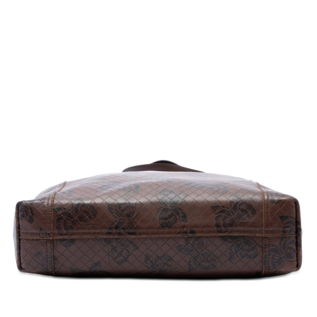 Bottega Veneta Leather Intrecciomirage Butterfly Tote