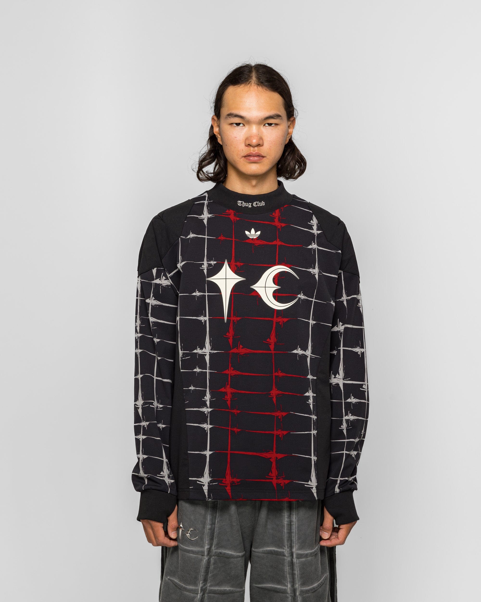 adidas Goalie T LS x Thug Club - Black