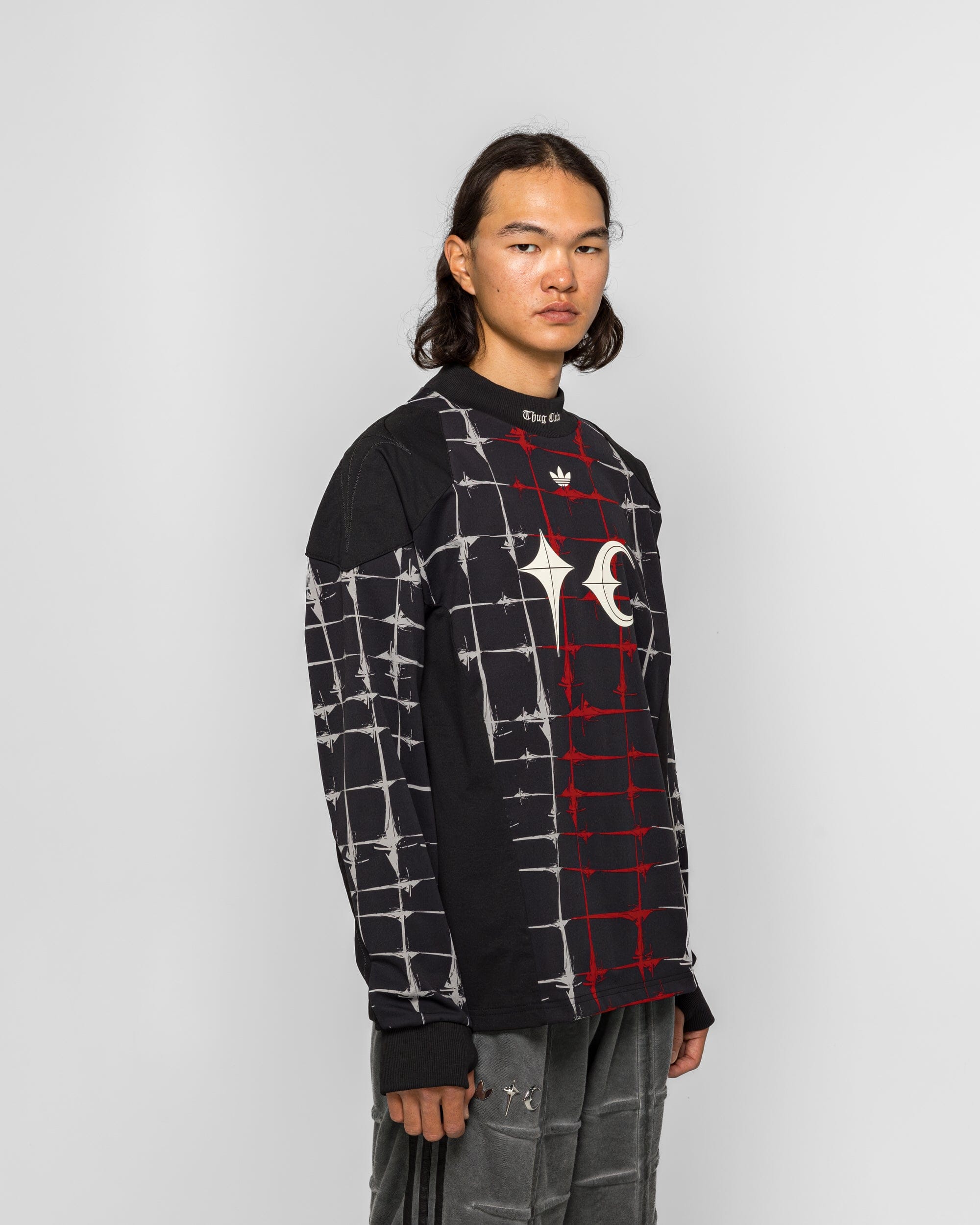 adidas Goalie T LS x Thug Club - Black