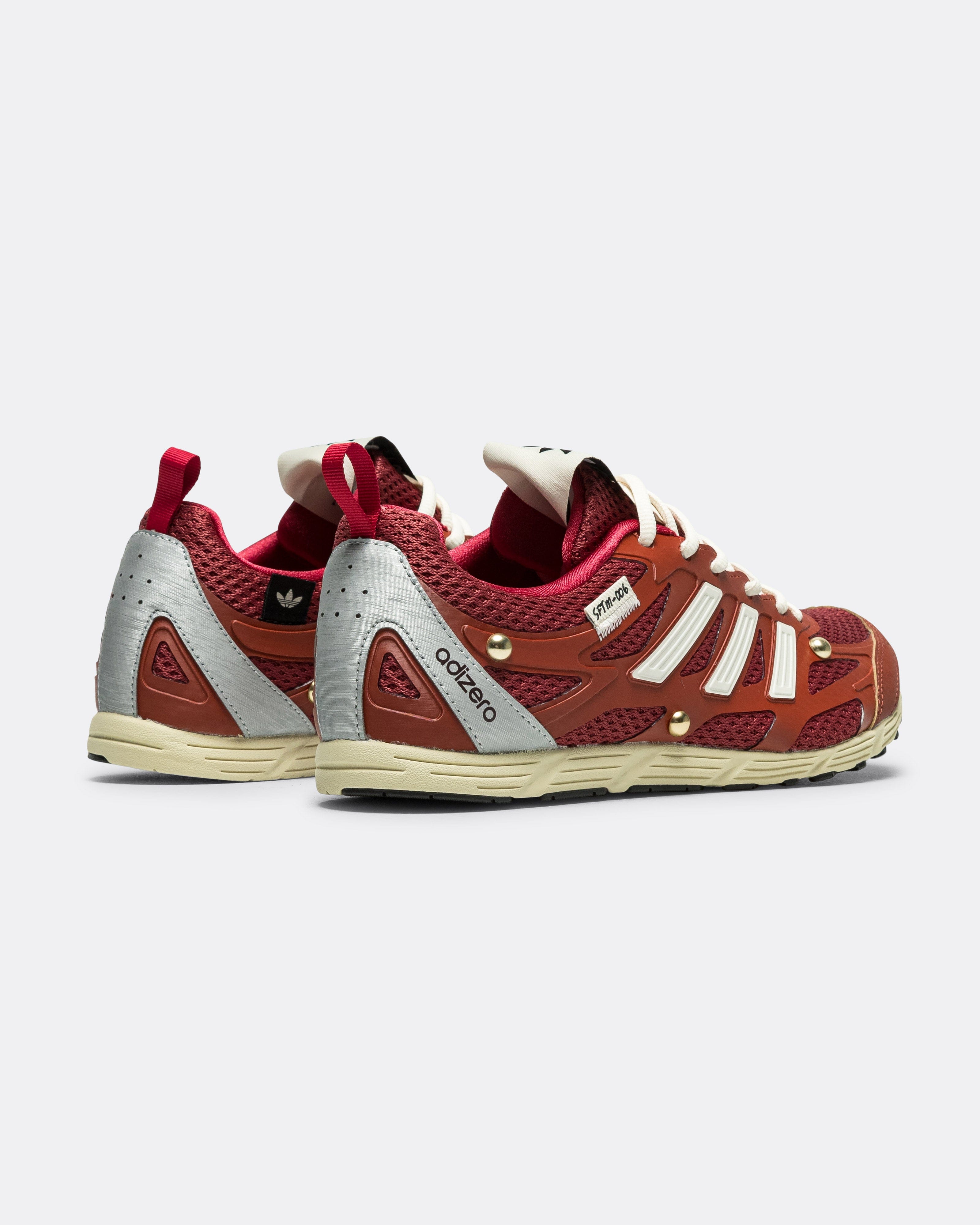 adidas Adizero PR x SFTM - Legacy Red/Cream White - Wild Sepia
