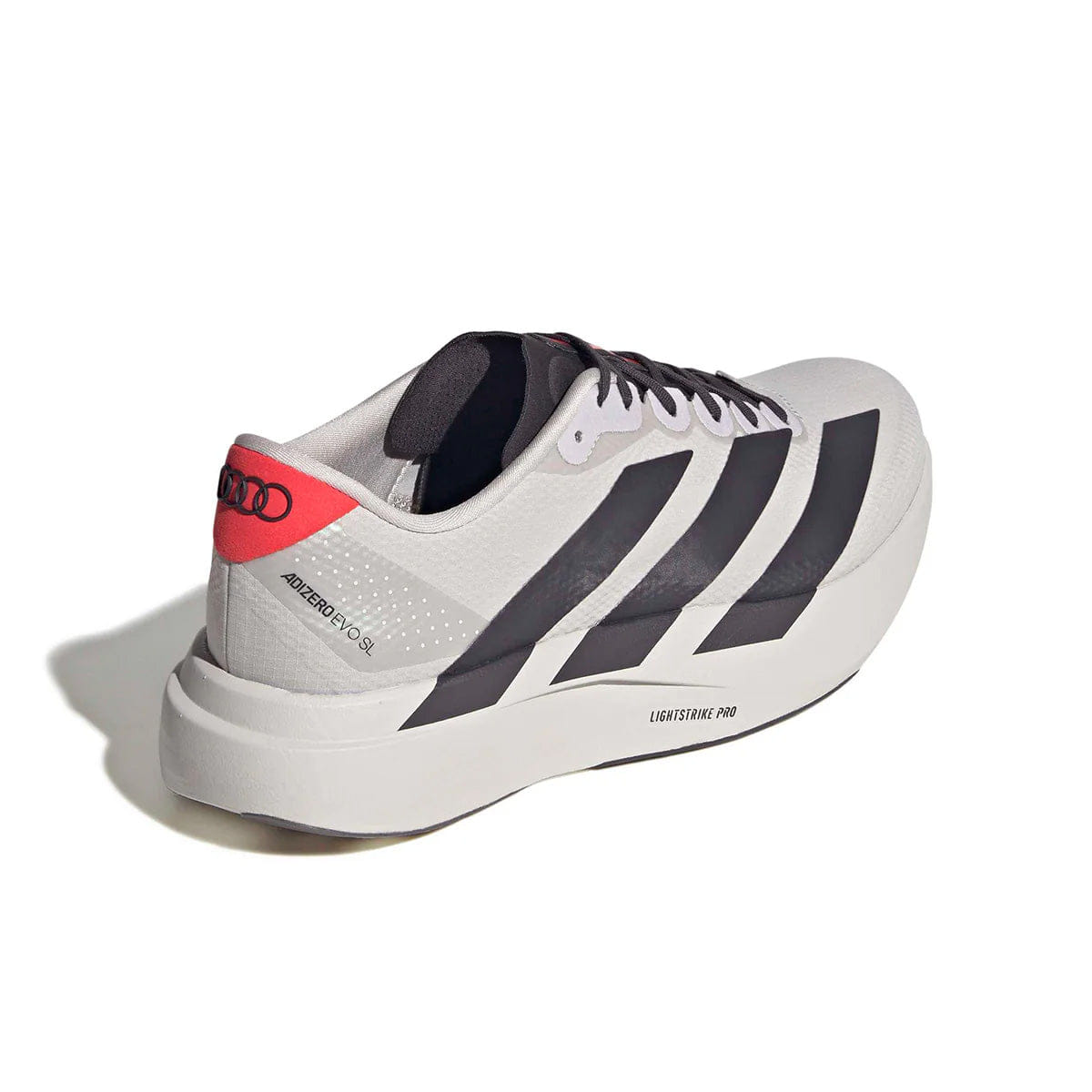 adidas ADIZERO EVO SL WOVEN AUDI REVOLUT F1 CHALK PEARL/UTILITY BLACK/HIGH - RES RED