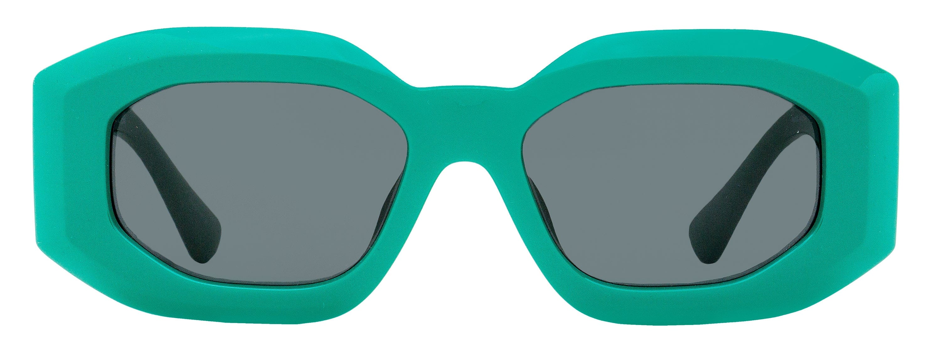 Versace Geometric Sunglasses VE4425U 536487 Green 54 mm