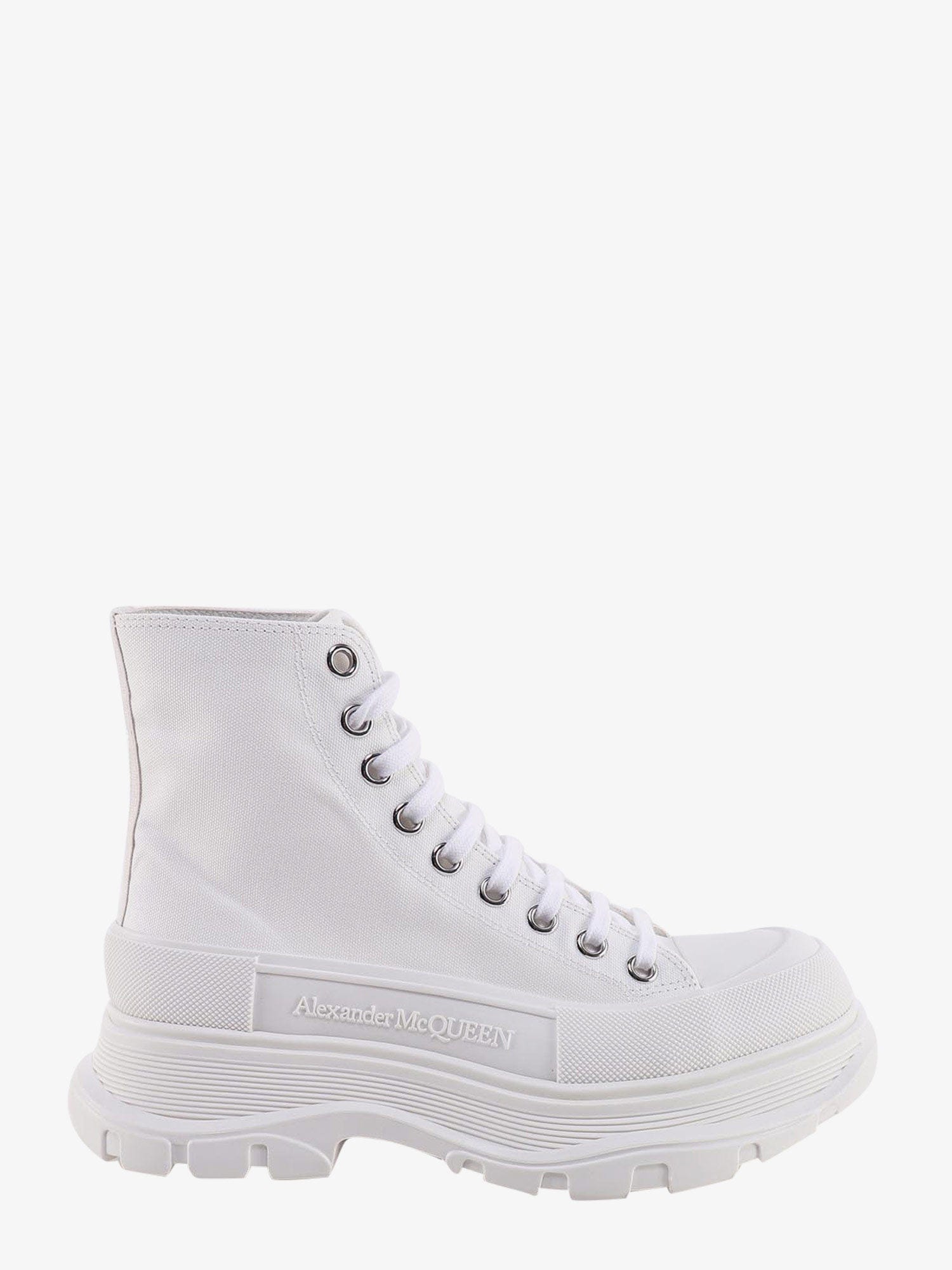 Alexander McQueen Canvas high - top sneakers