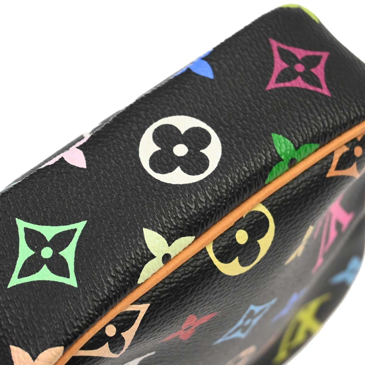 Louis Vuitton 2005 Black Monogram Multicolor Rift Shoulder Bag M40056