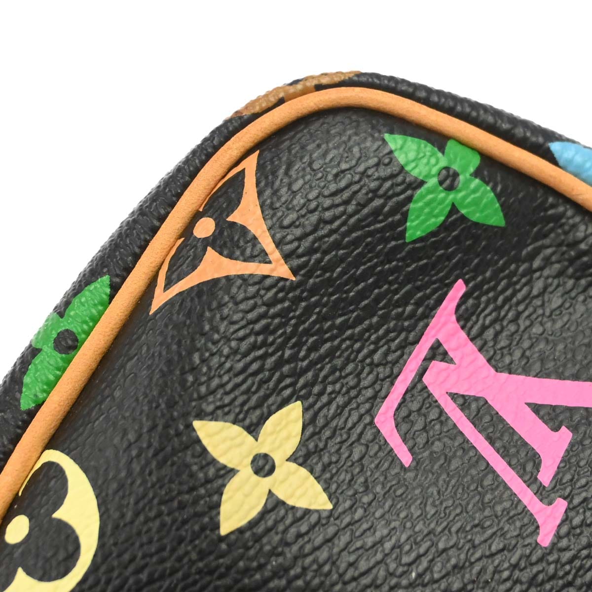Louis Vuitton 2005 Black Monogram Multicolor Rift Shoulder Bag M40056