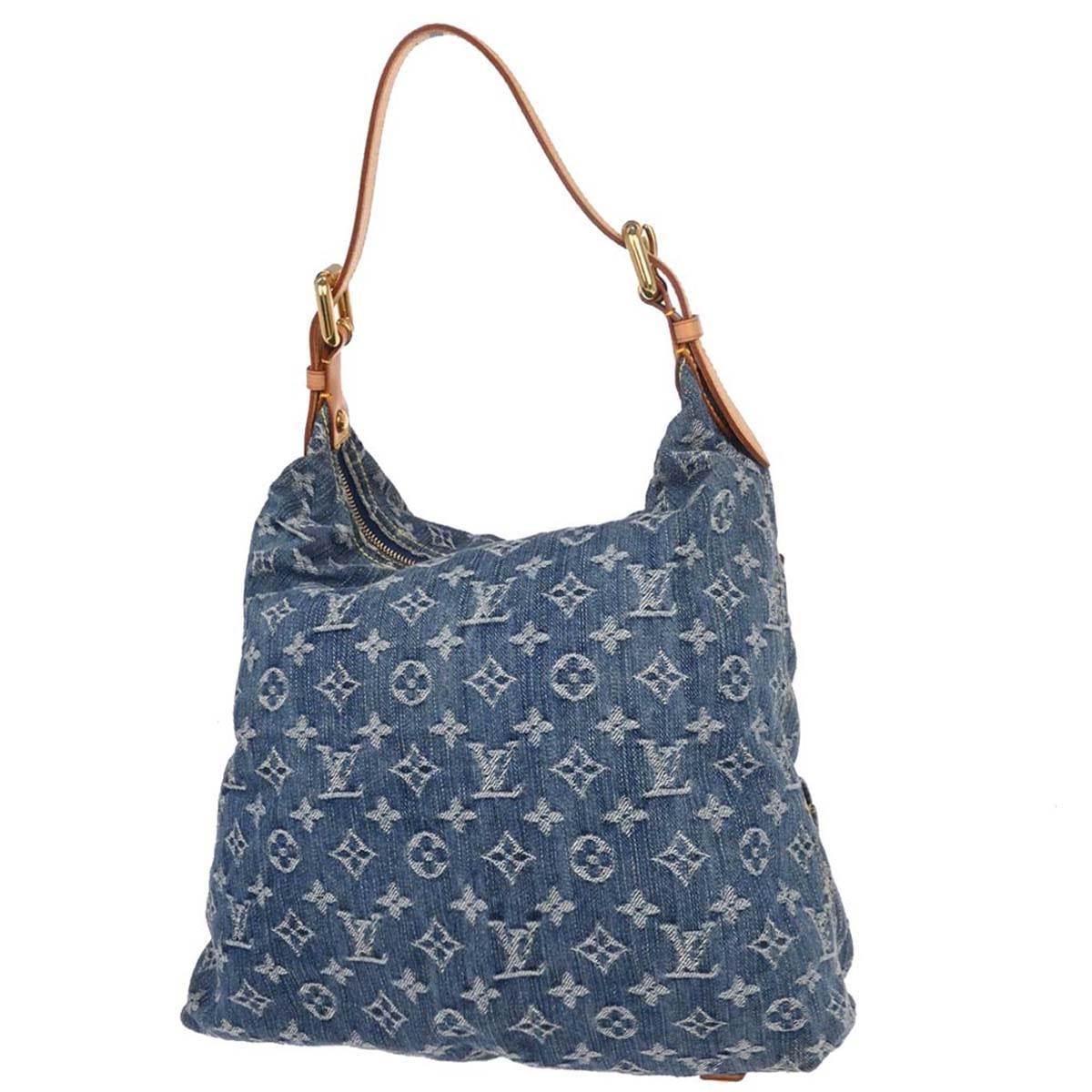 Louis Vuitton Monogram Denim Baggy GM Shoulder Bag M95048