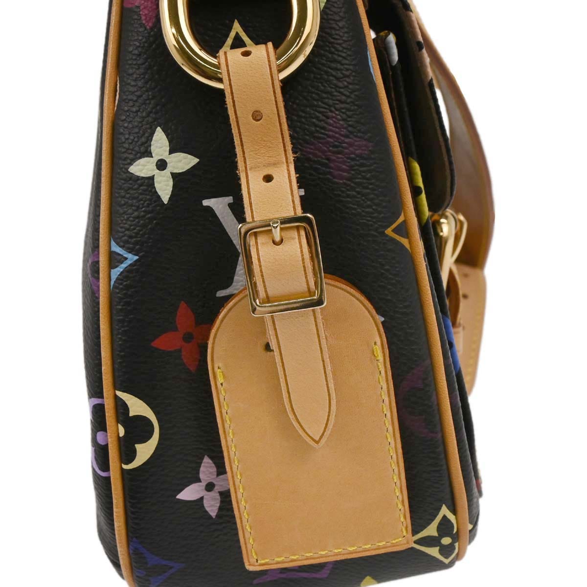 Louis Vuitton Black Multicolor Lodge GM Shoulder Bag M40052