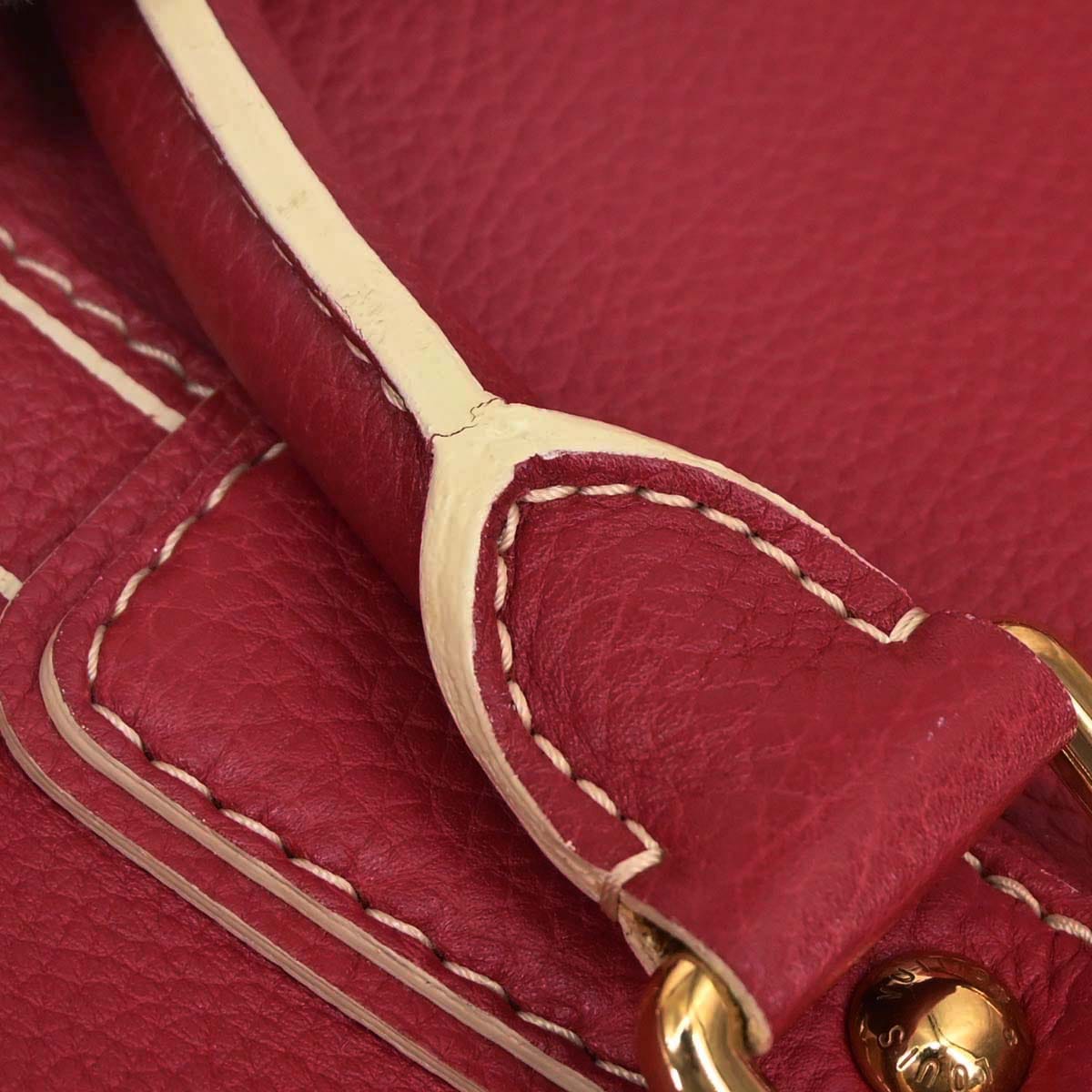 Louis Vuitton 2006 Red Tobago Carryall Duffle Handbag M95140