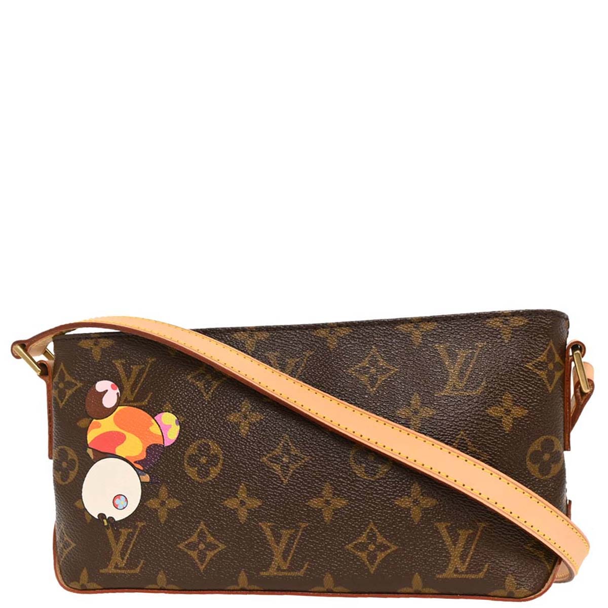Louis Vuitton 2004 Monogram Panda Trotteur Shoulder Bag M51241