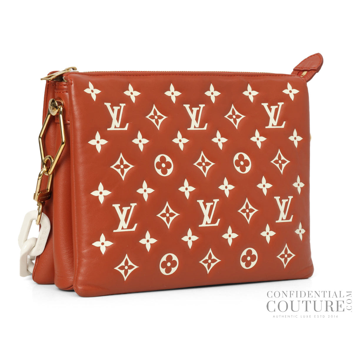 Louis Vuitton Coussin PM Brick Brown Shoulder Bag