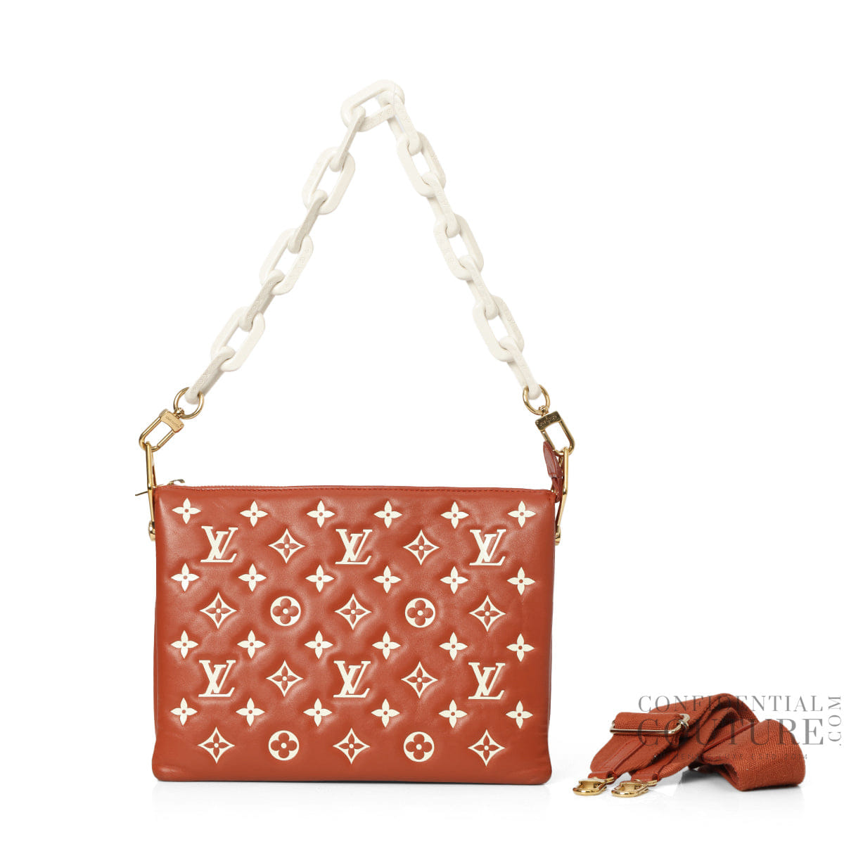 Louis Vuitton Coussin PM Brick Brown Shoulder Bag