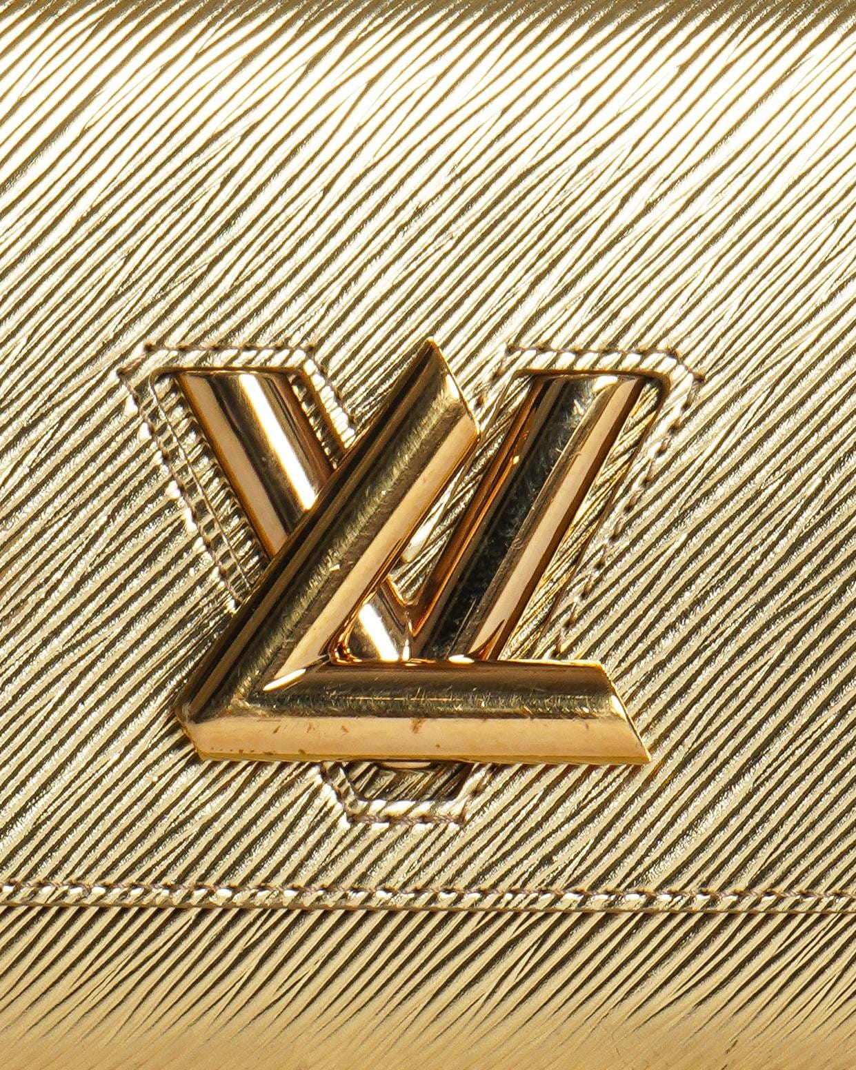 Louis Vuitton Gold Epi Leather Twist PM bag