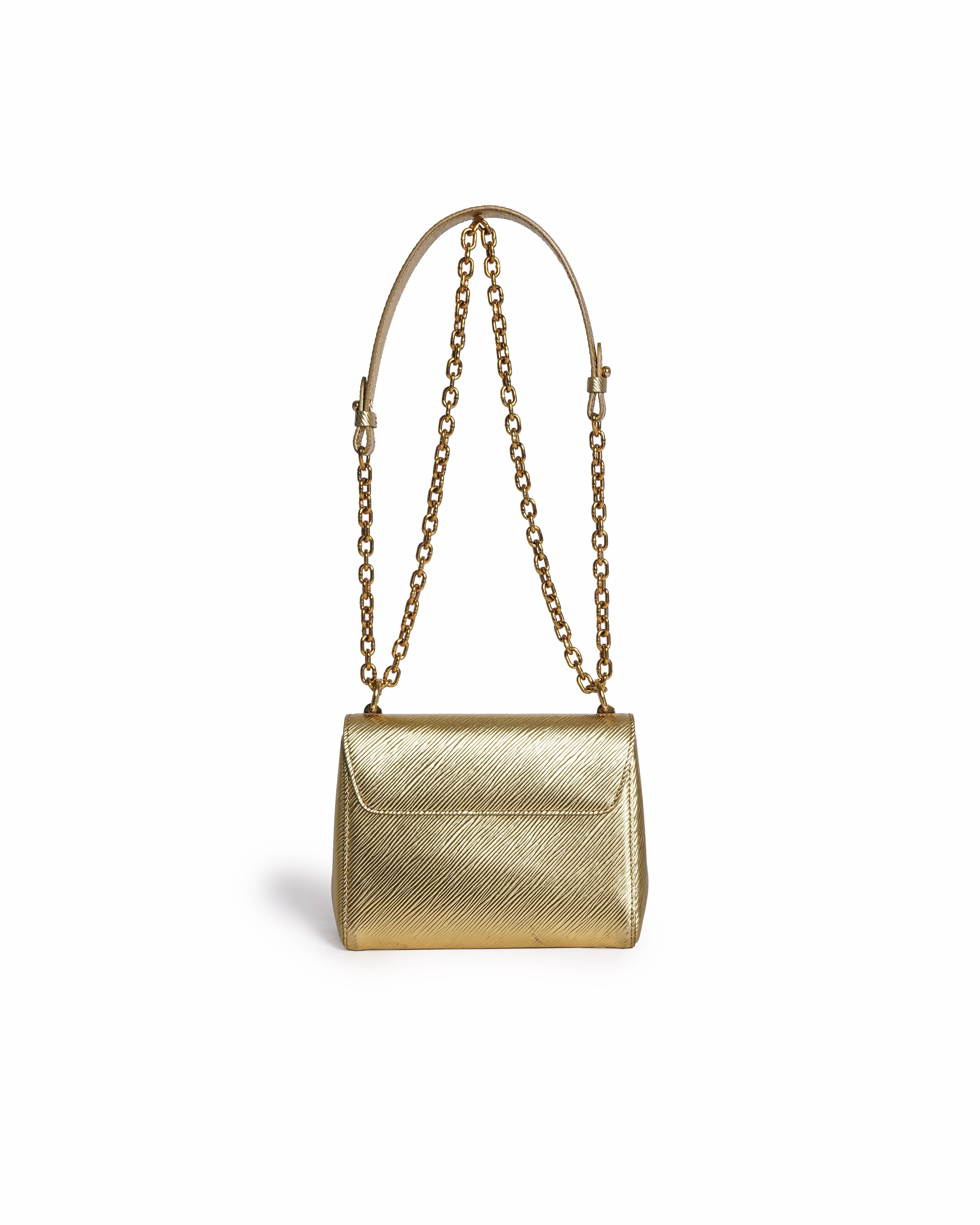 Louis Vuitton Gold Epi Leather Twist PM bag