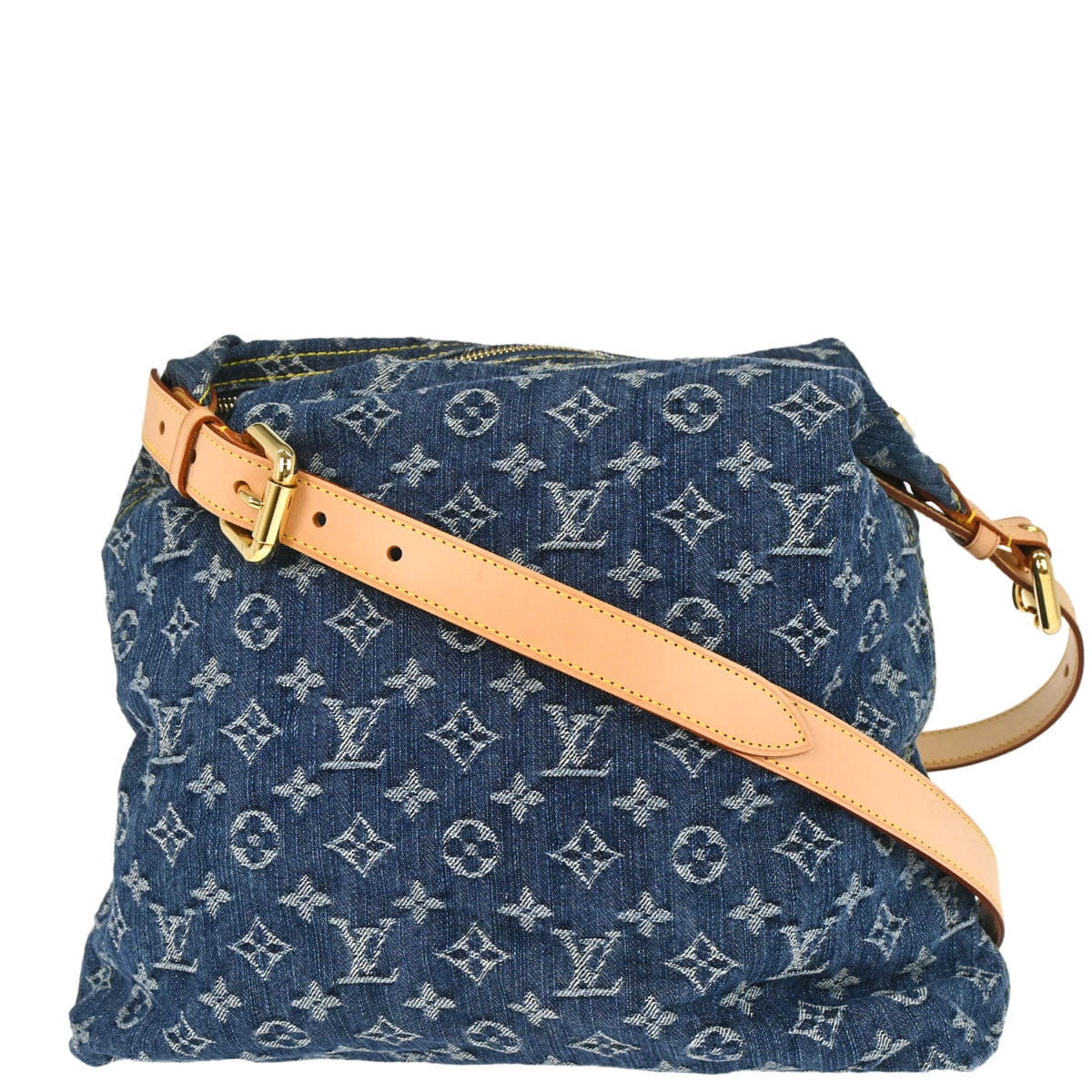 Louis Vuitton 2006 Monogram Denim Baggy GM 2way Shoulder Bag M95048