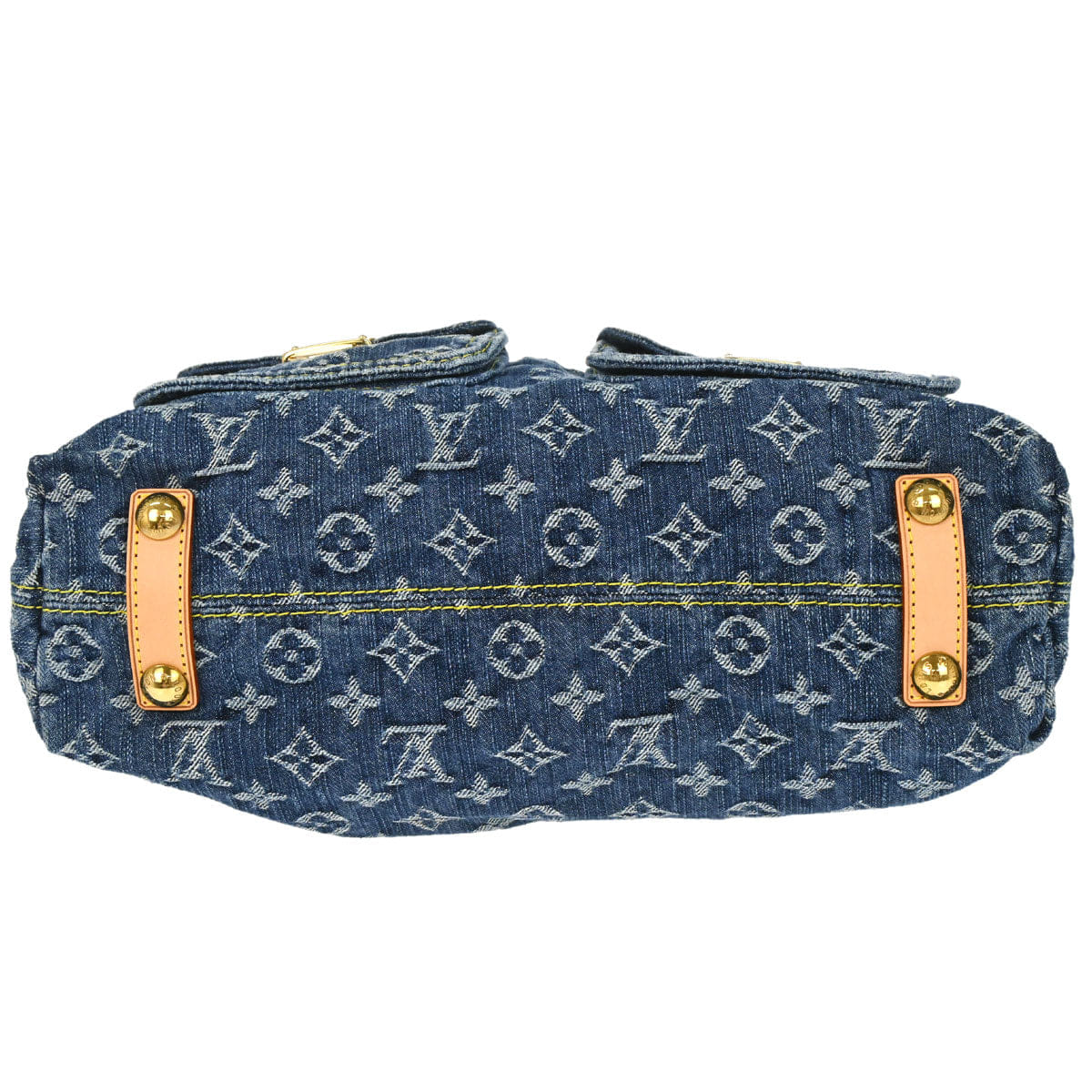 Louis Vuitton 2006 Monogram Denim Baggy GM 2way Shoulder Bag M95048