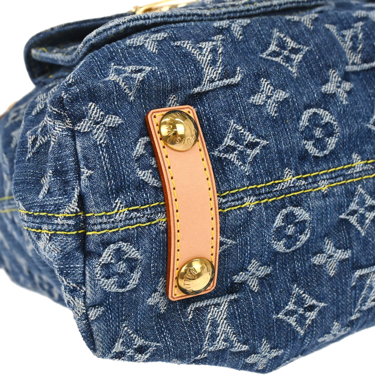 Louis Vuitton 2006 Monogram Denim Baggy GM 2way Shoulder Bag M95048