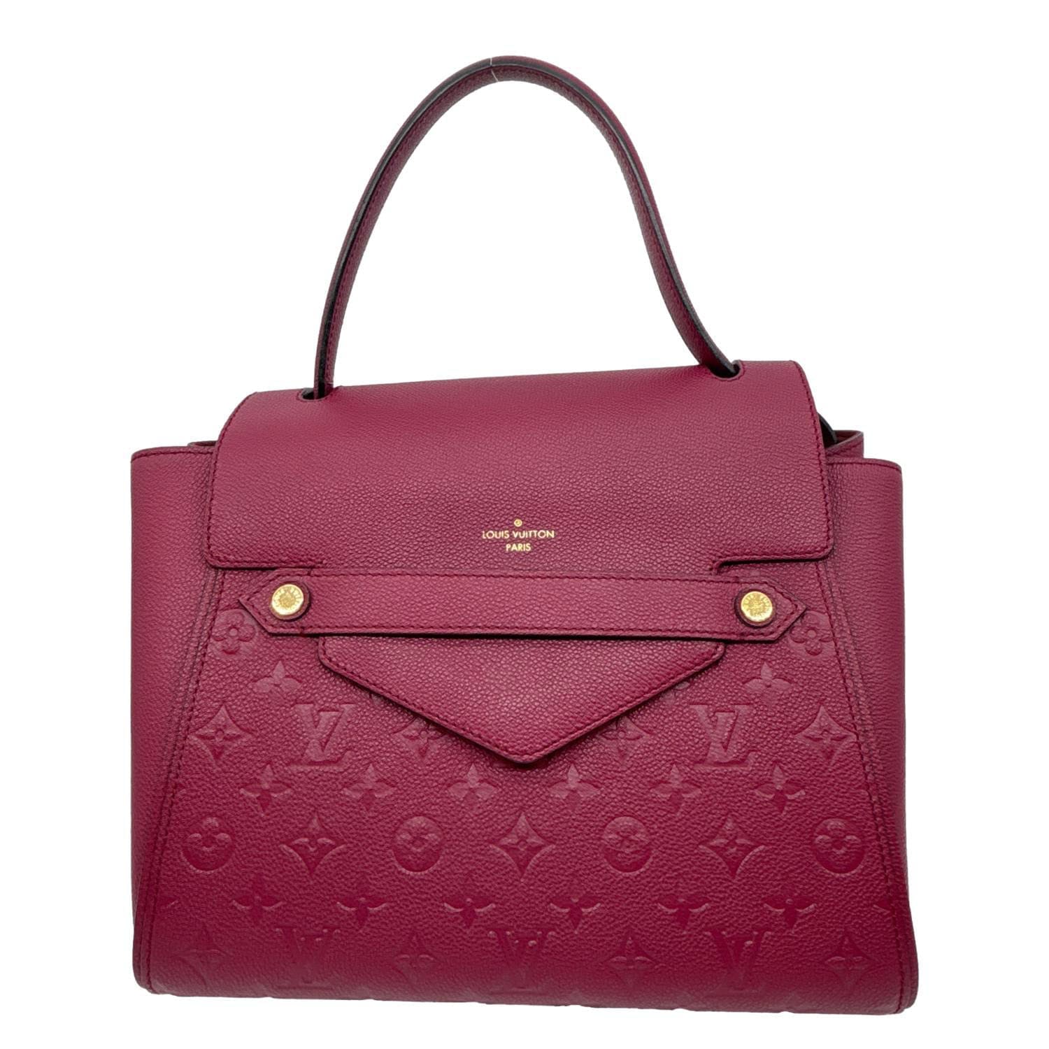 LOUIS VUITTON Trocadero Monogram Empreinte Shoulder Bag Red