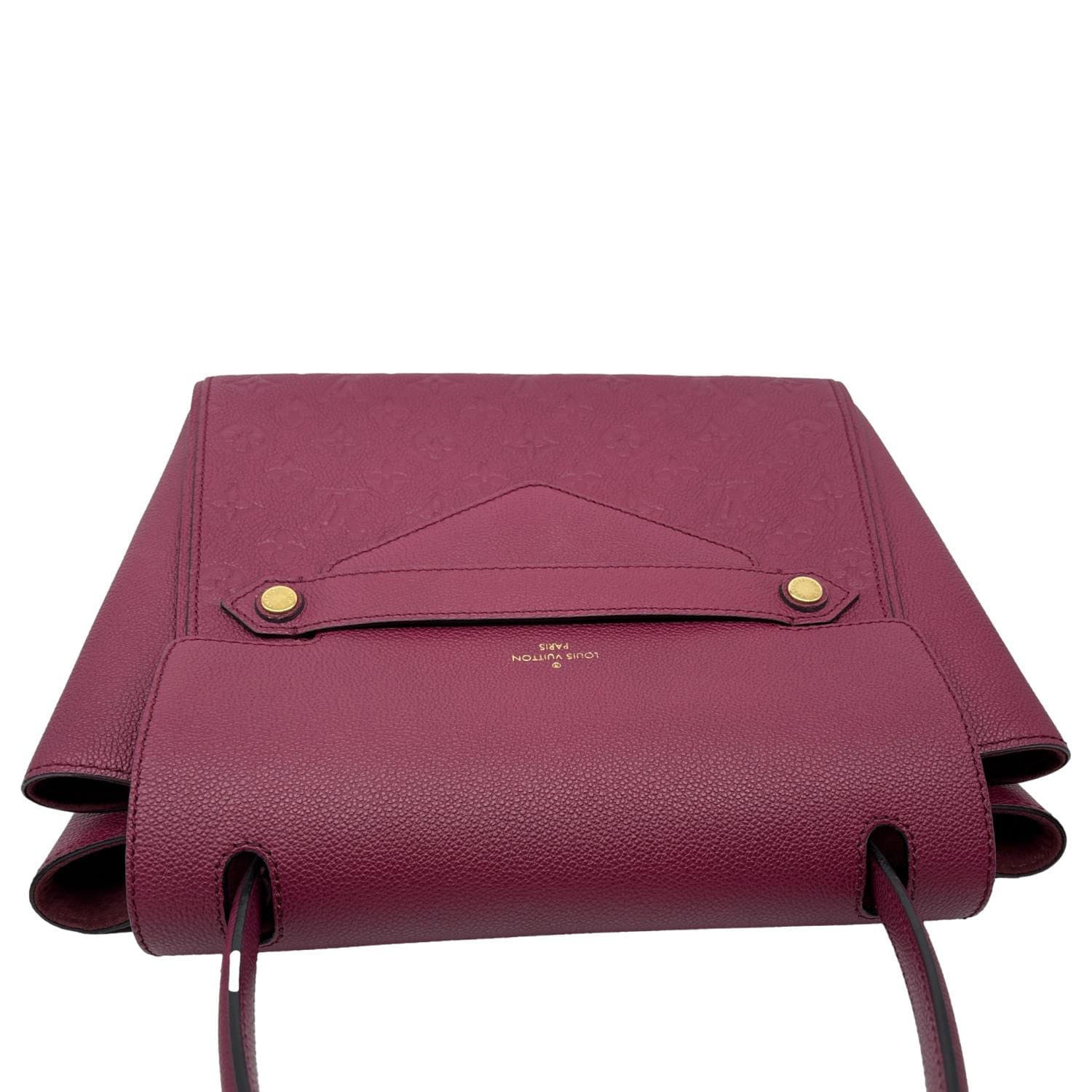 LOUIS VUITTON Trocadero Monogram Empreinte Shoulder Bag Red