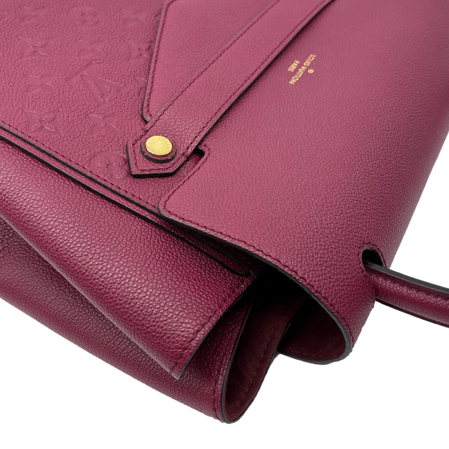 LOUIS VUITTON Trocadero Monogram Empreinte Shoulder Bag Red