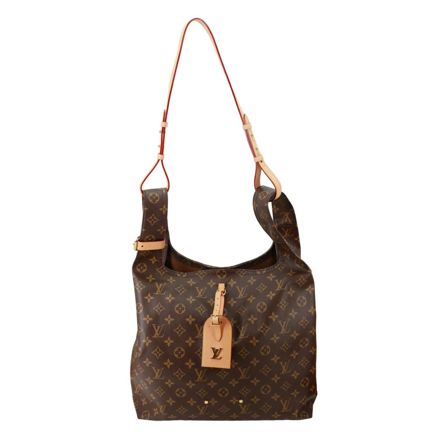 LOUIS VUITTON Atlantis GM Monogram Canvas Shoulder Bag Brown