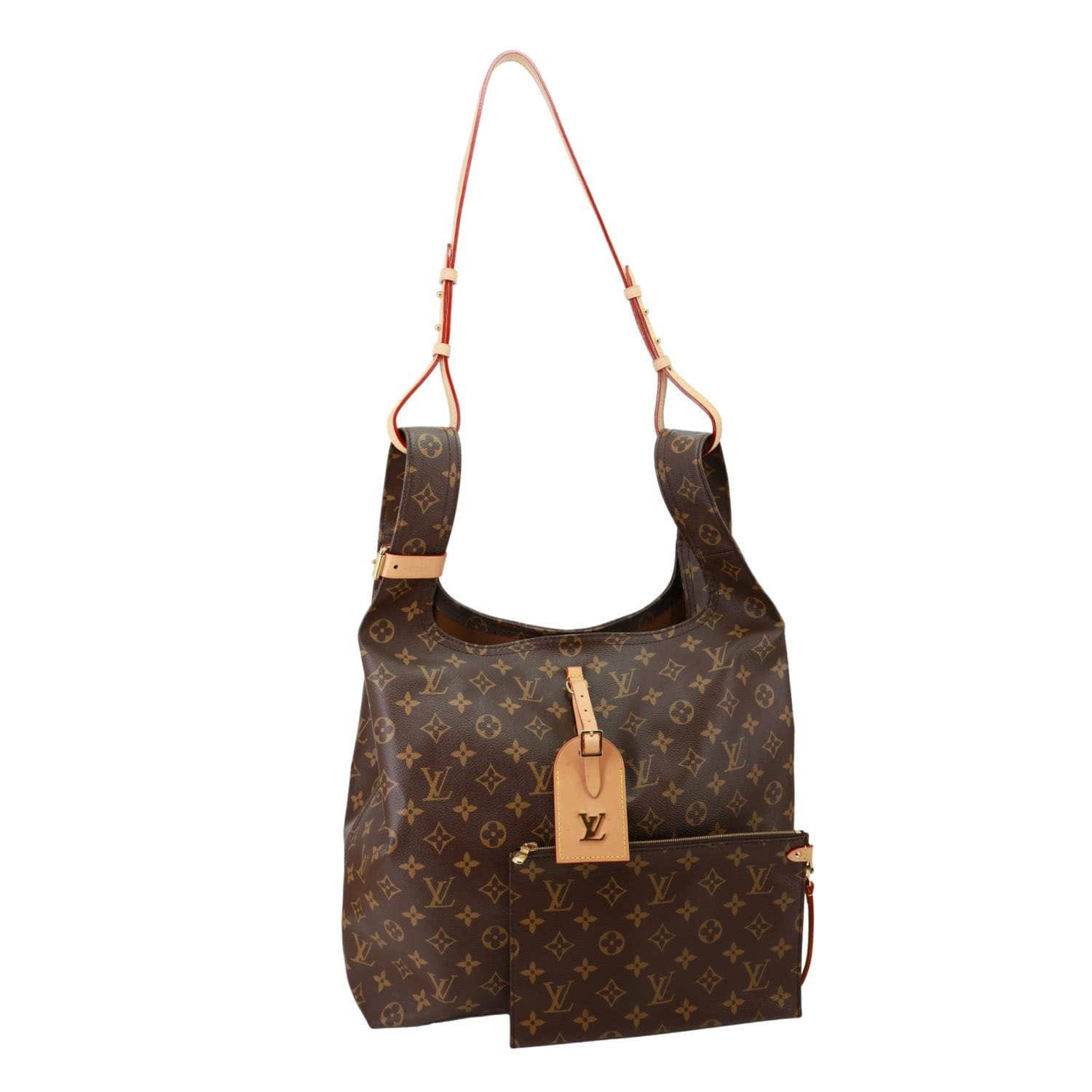 LOUIS VUITTON Atlantis GM Monogram Canvas Shoulder Bag Brown