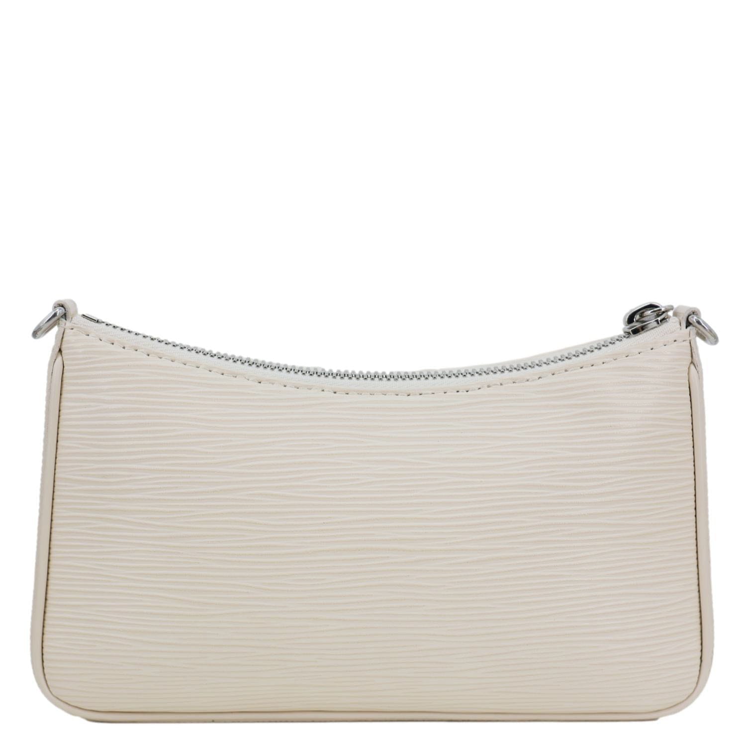 LOUIS VUITTON Easy Pouch On Strap Epi Leather Shoulder Bag Cream