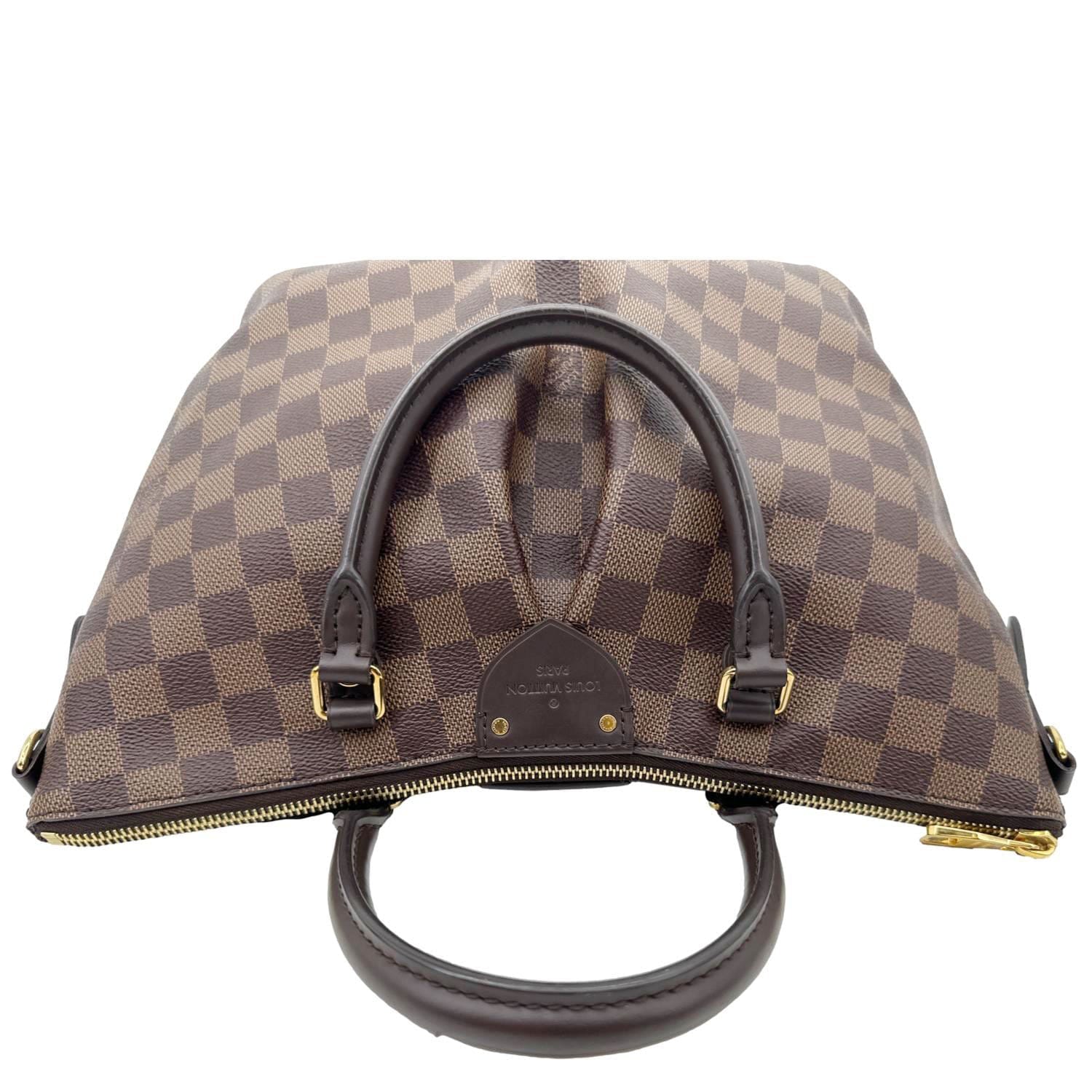 LOUIS VUITTON Siena MM Damier Ebene Shoulder Bag Brown