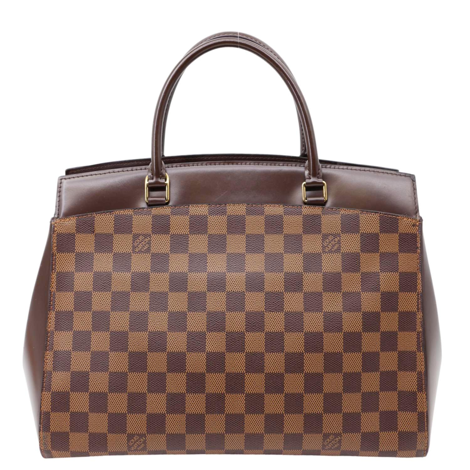 LOUIS VUITTON Rivoli MM Damier Ebene Shoulder Bag Brown
