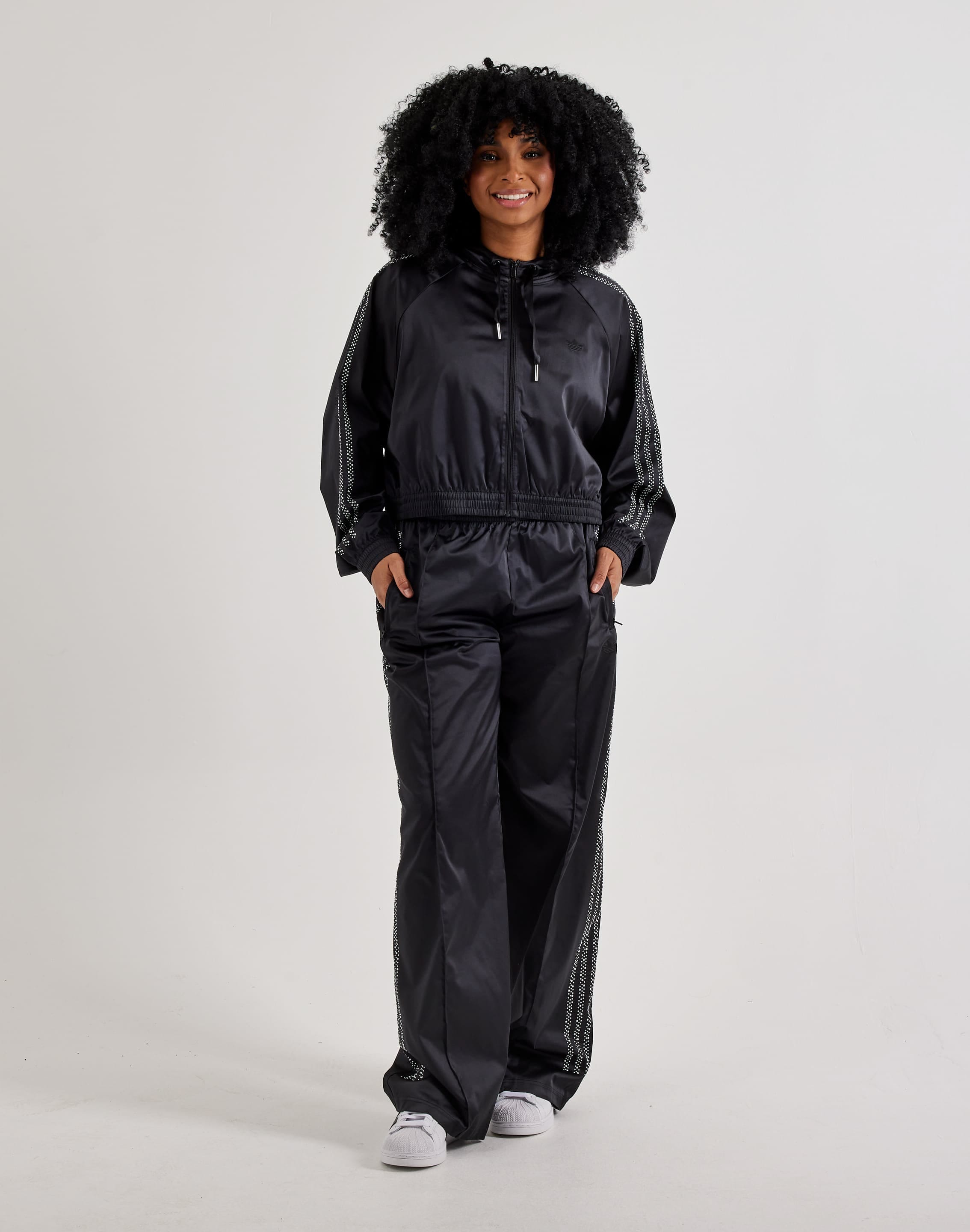adidas Pearl Cropped Full - Zip Hoodie