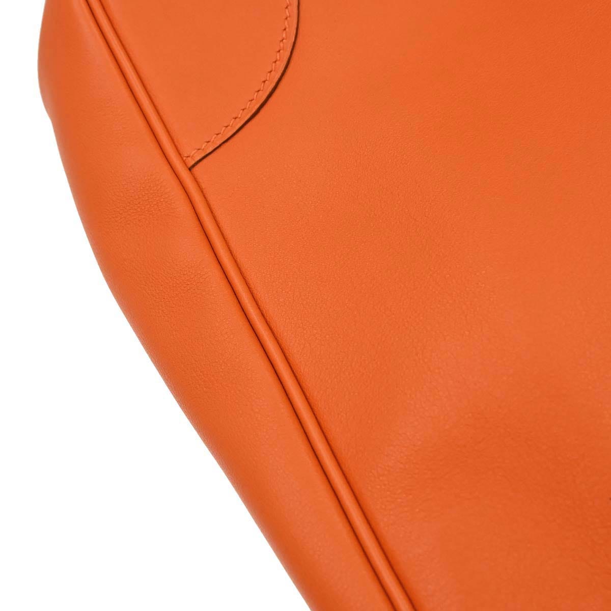 Hermes 2006 Orange Swift Trim 31 Shoulder Bag