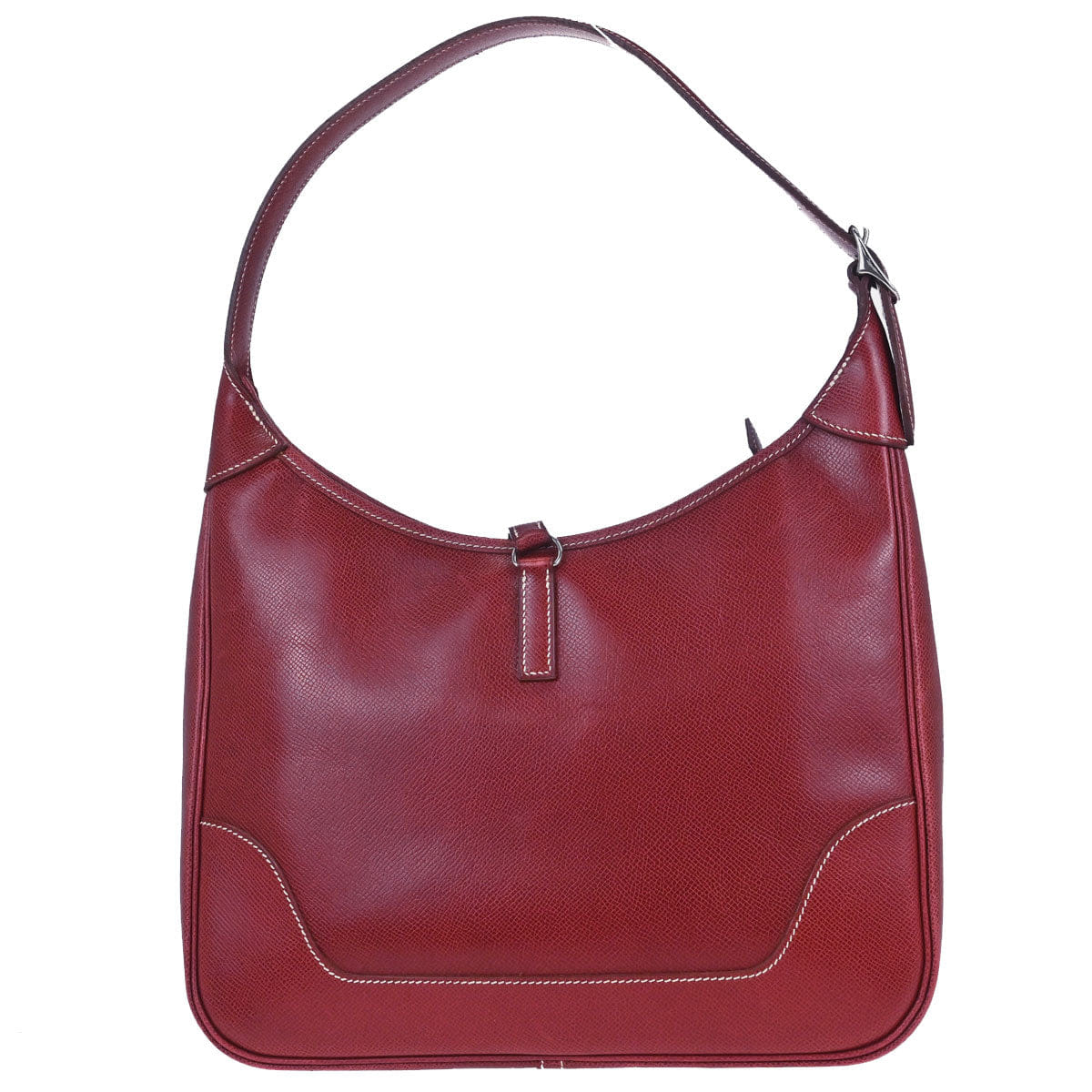 Hermes 2001 Rouge H Lisse Trim 31 Shoulder Bag