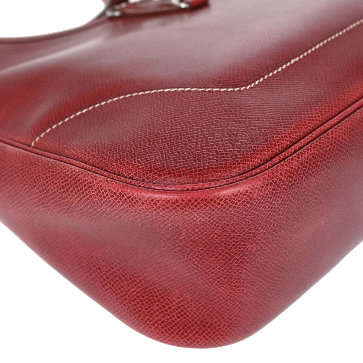 Hermes 2001 Rouge H Lisse Trim 31 Shoulder Bag