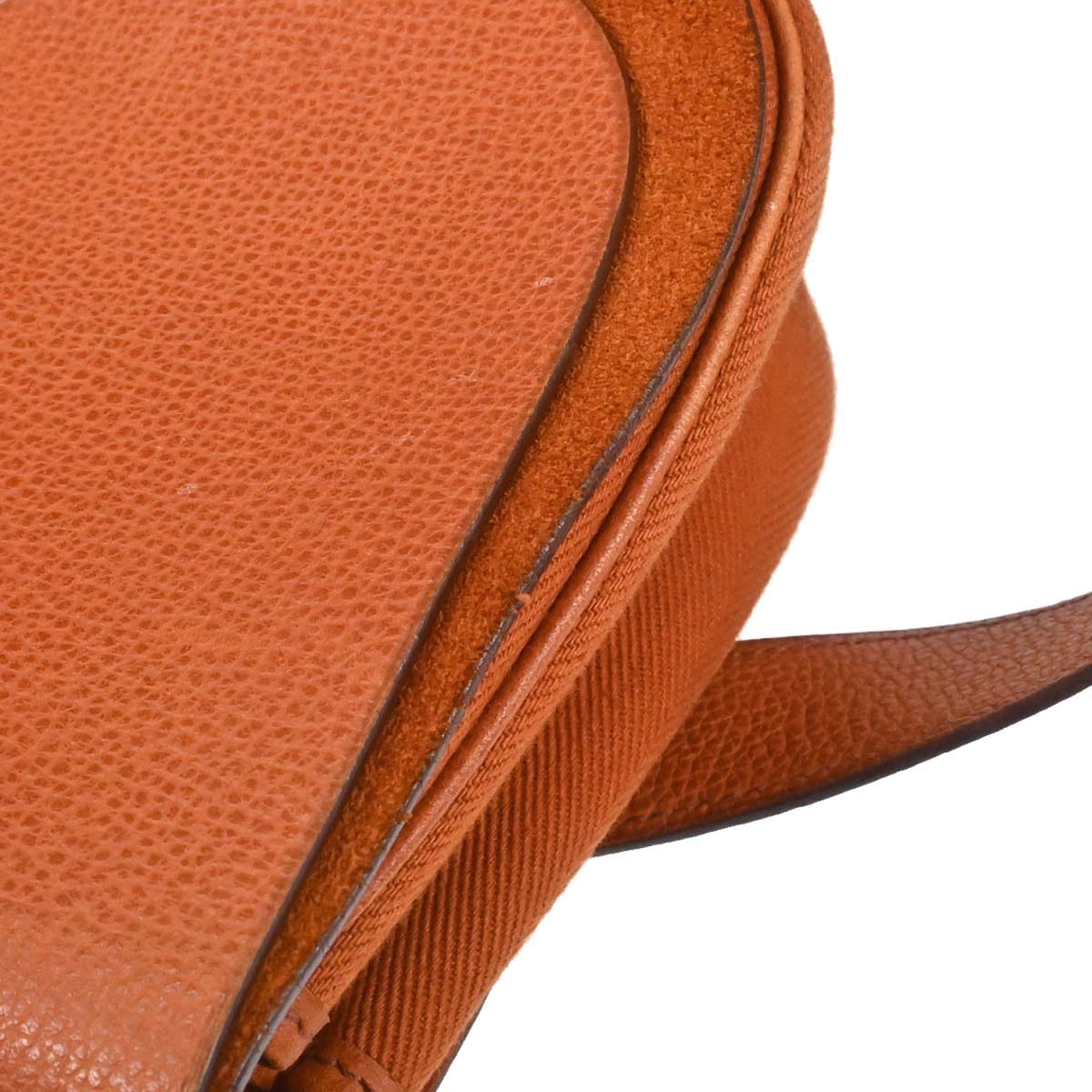 Hermes 2005 Potiron Chevron Vache Liegee Sac Colorado MM Shoulder Bag