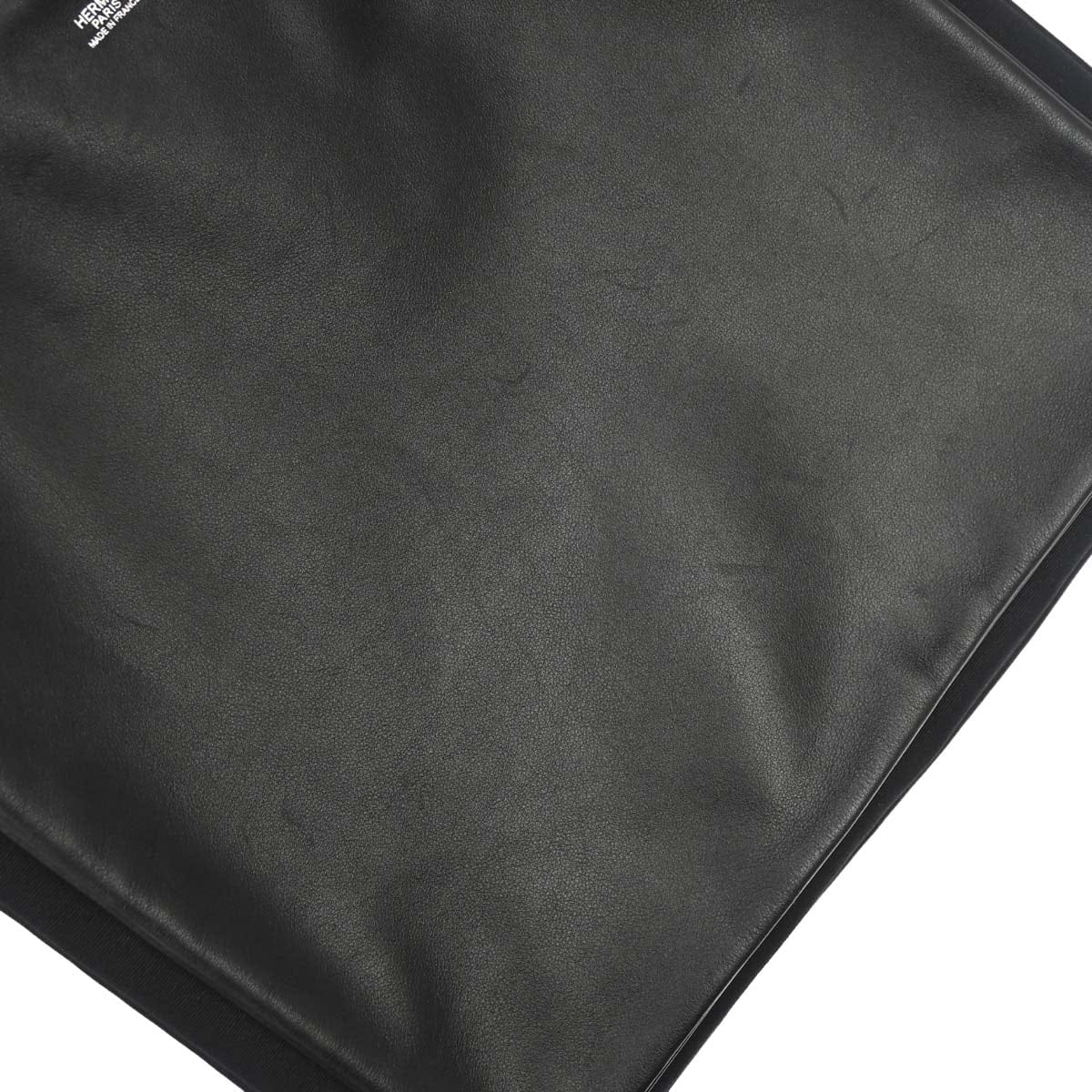 Hermes Black Swift Toile Officier Mrs. Hippie Shoulder Bag
