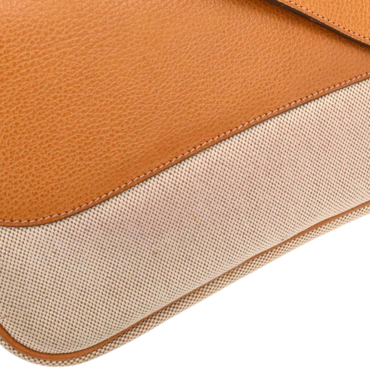 Hermes Natural Toile H Vache Liegee Sac Colorado MM Shoulder Bag