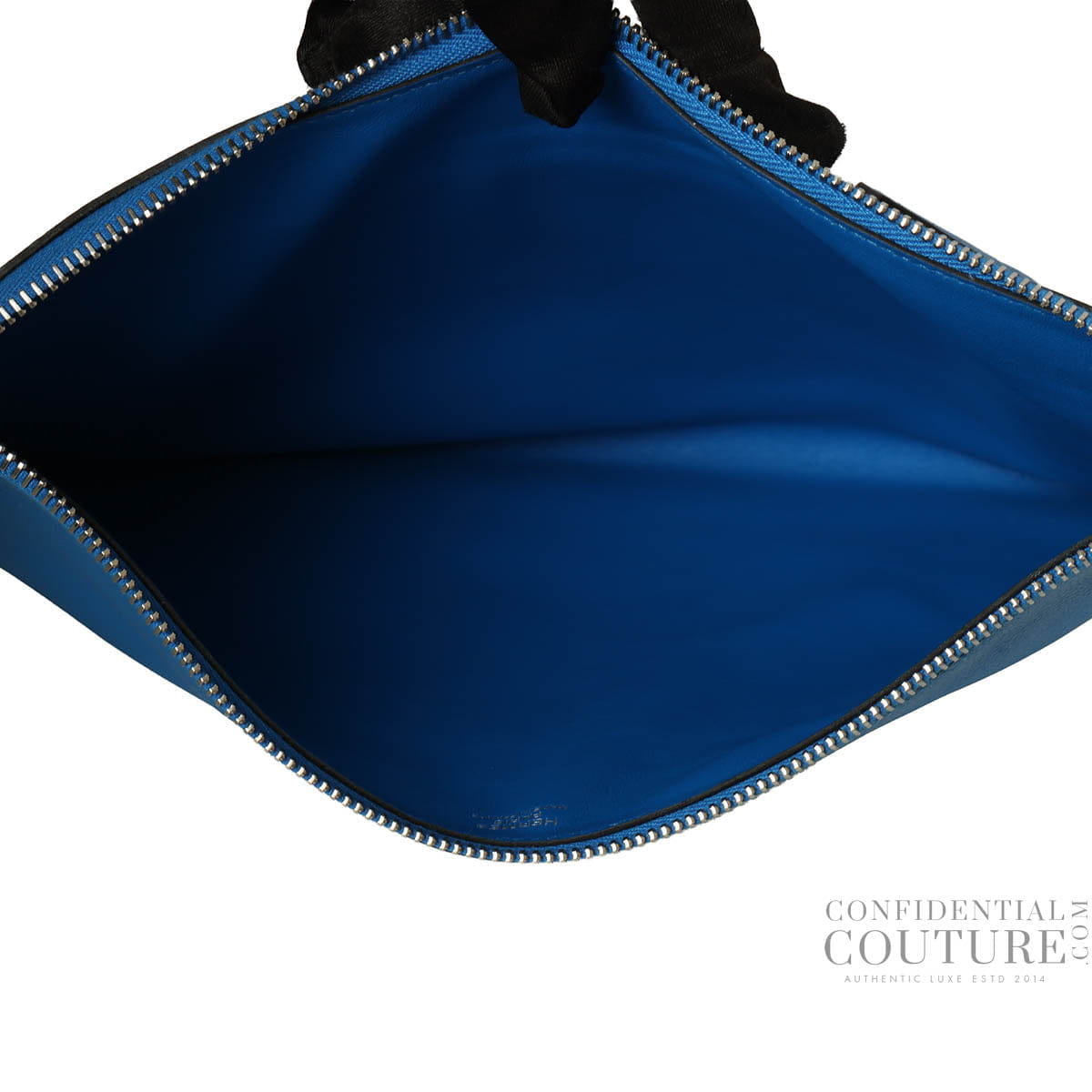 Hermes Ultrapla PM Togo Bag in Blue Hydra Togo Leather