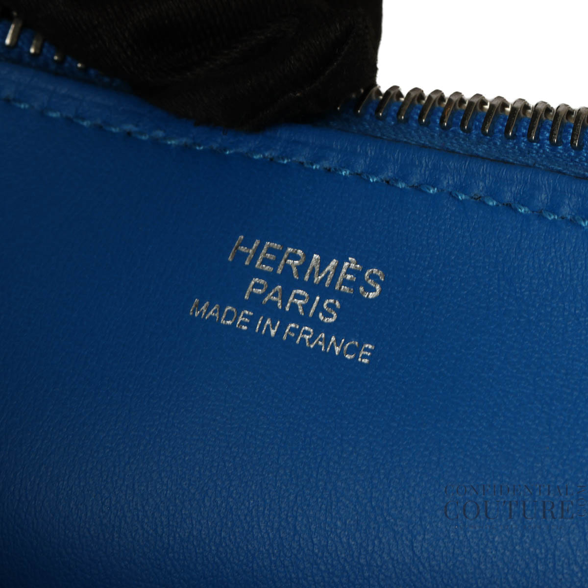 Hermes Ultrapla PM Togo Bag in Blue Hydra Togo Leather