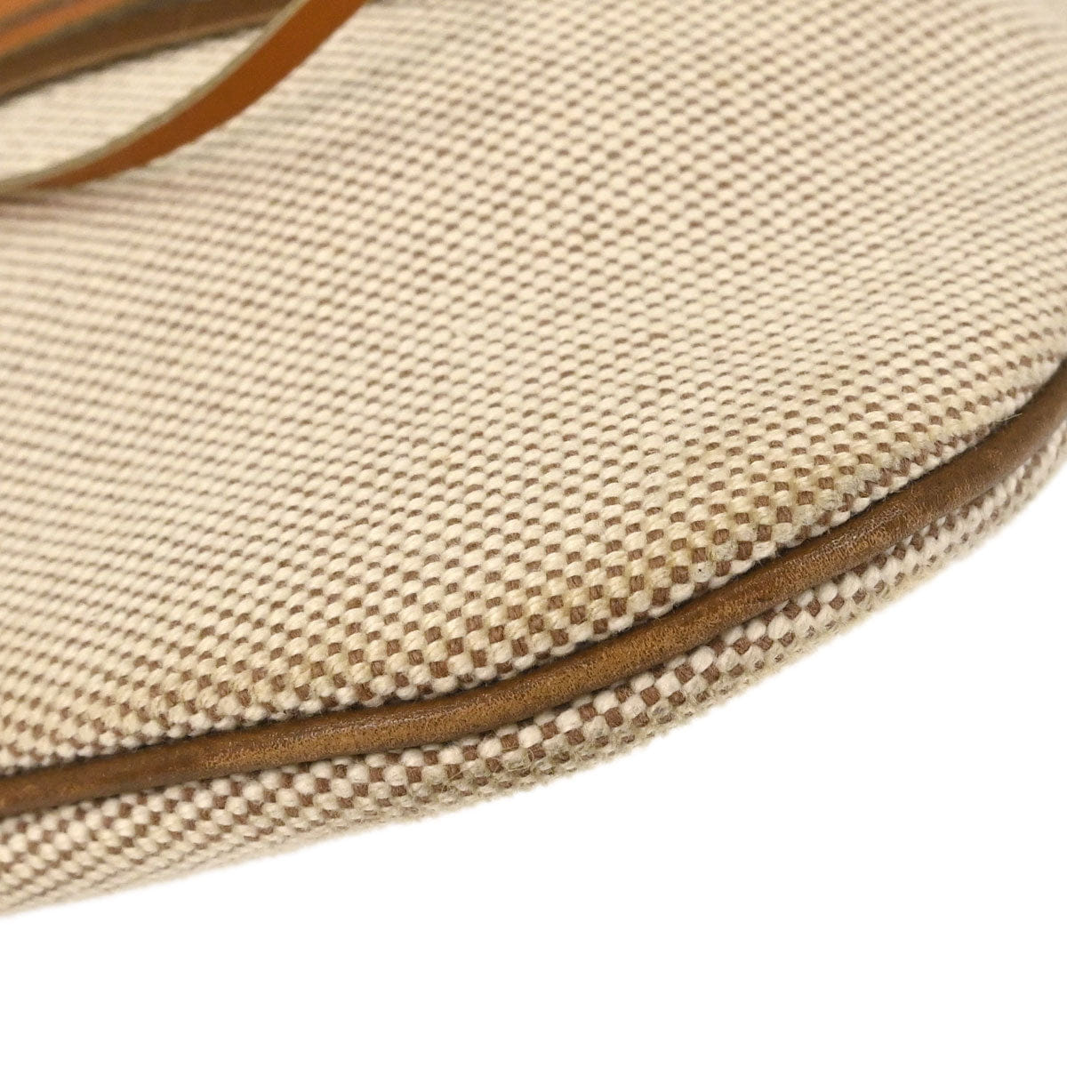 Hermes Gold Brown Toile H Box Calf Barenia Shoulder Bag