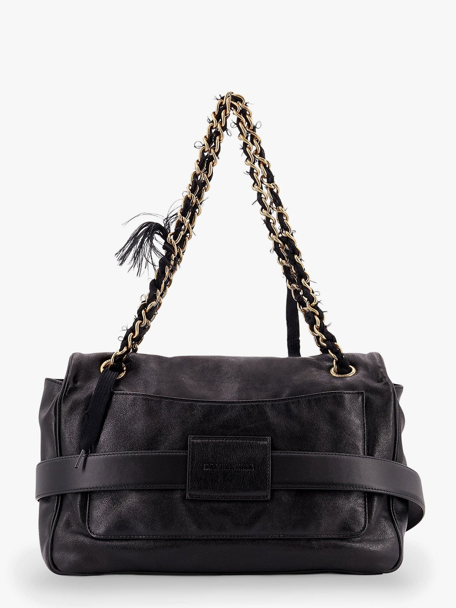 Balenciaga Modu flap leather shoulder bag
