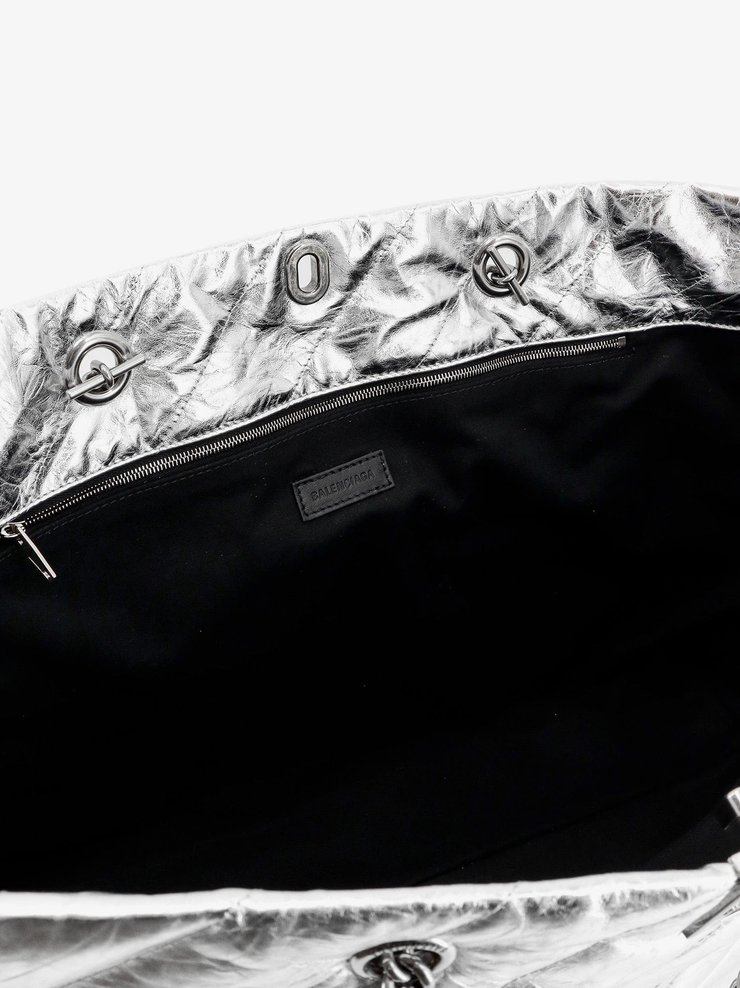 Balenciaga Quilted leather shoulder bag with frontal monogram