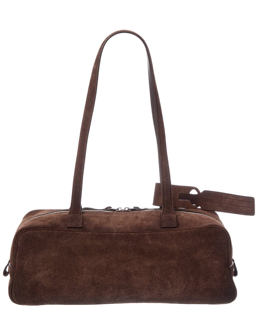 Balenciaga Logo Leather Shoulder Bag
