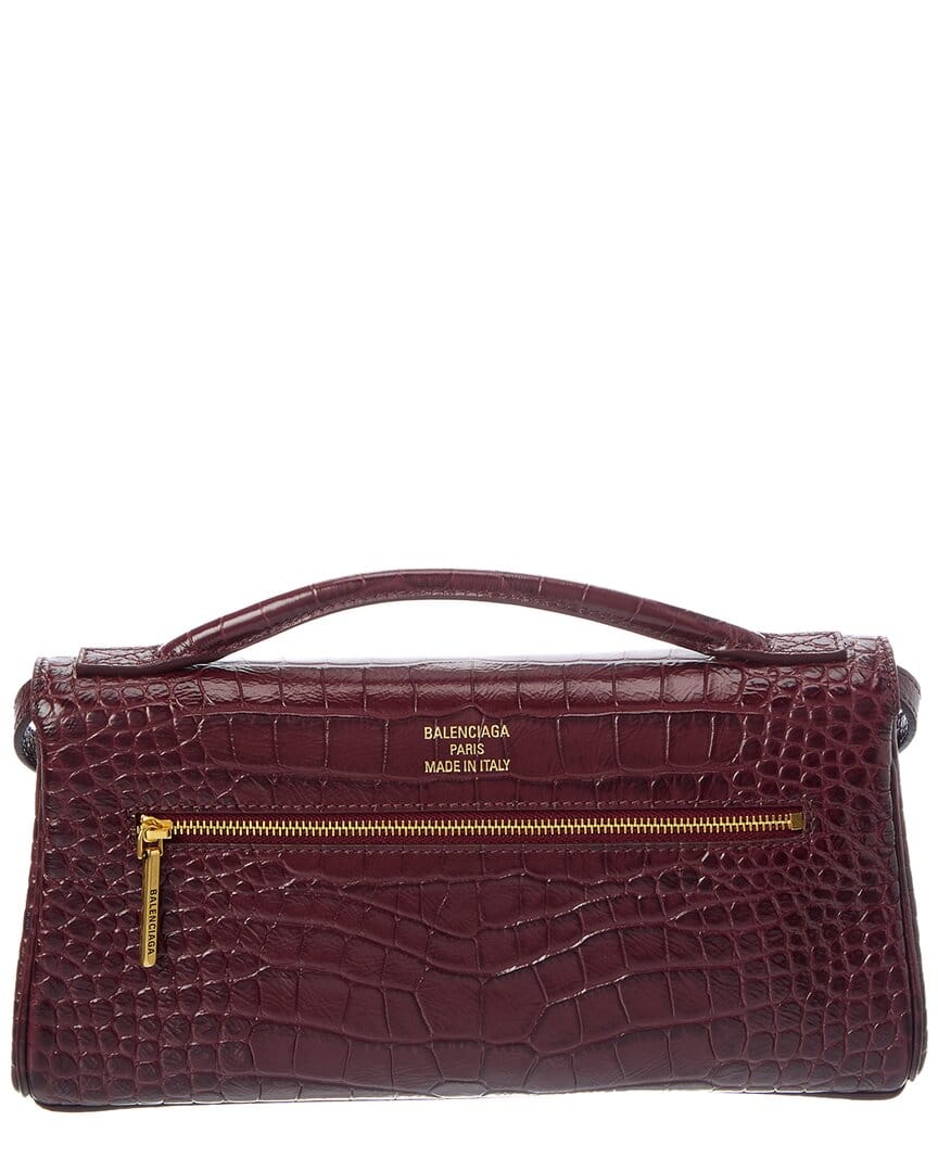 Balenciaga Croc - Embossed Shoulder Bag