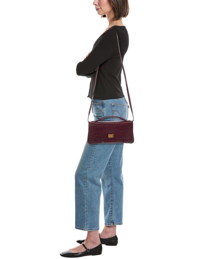 Balenciaga Croc - Embossed Shoulder Bag
