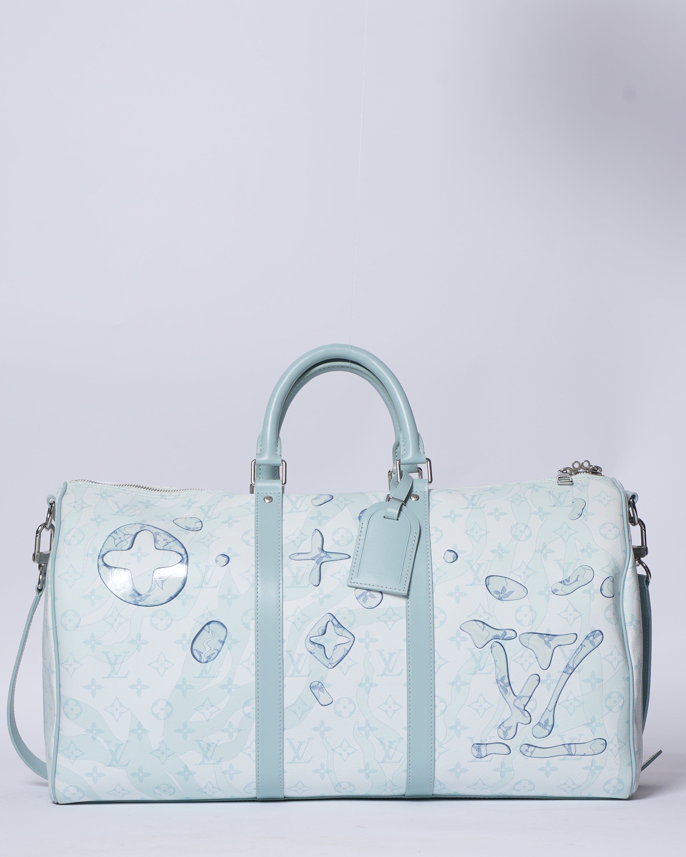 Louis Vuitton New Louis vuitton Keepall Bandoulier Bag Limited Edition Aquagarden Monogram Canvas 50