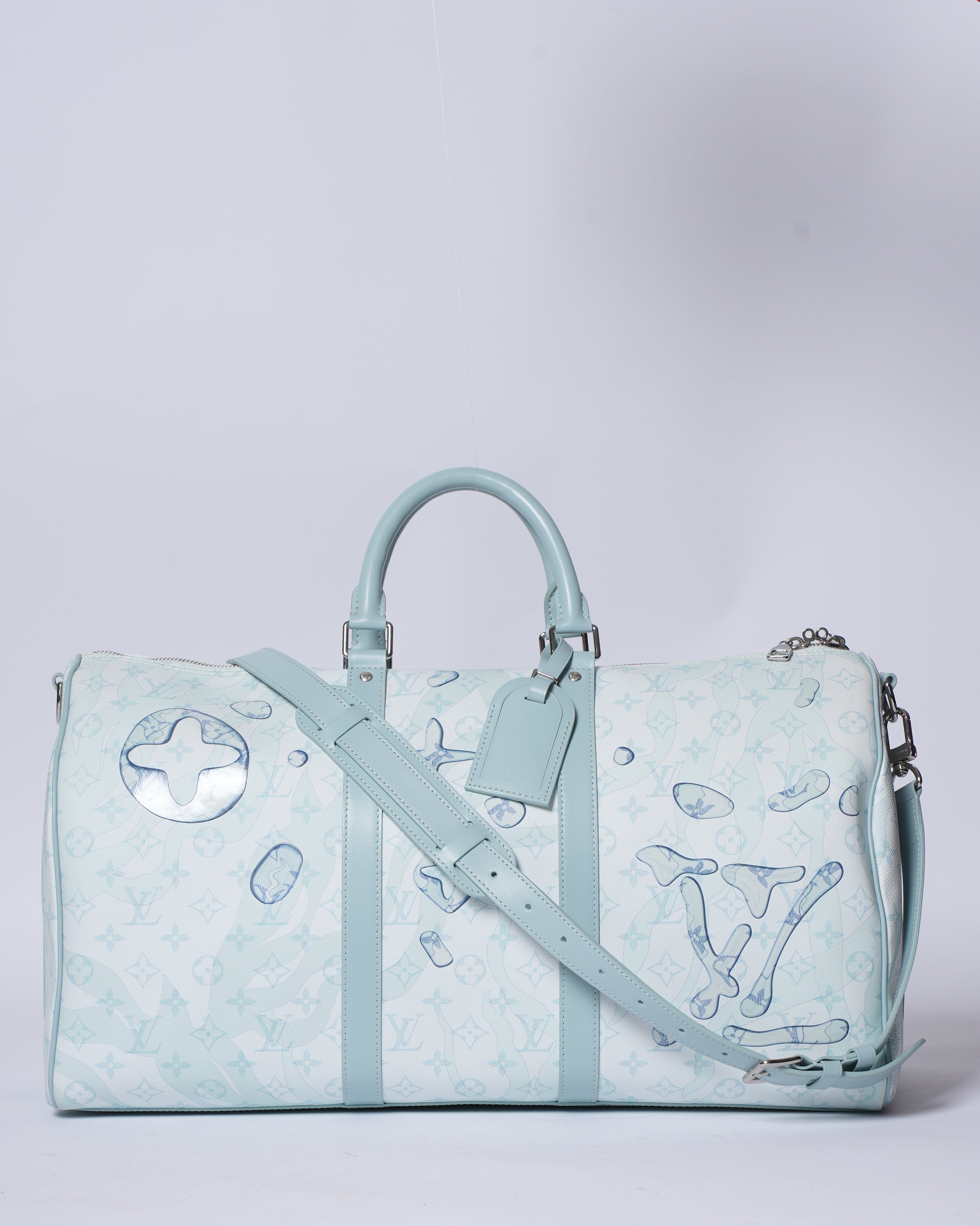 Louis Vuitton New Louis vuitton Keepall Bandoulier Bag Limited Edition Aquagarden Monogram Canvas 50