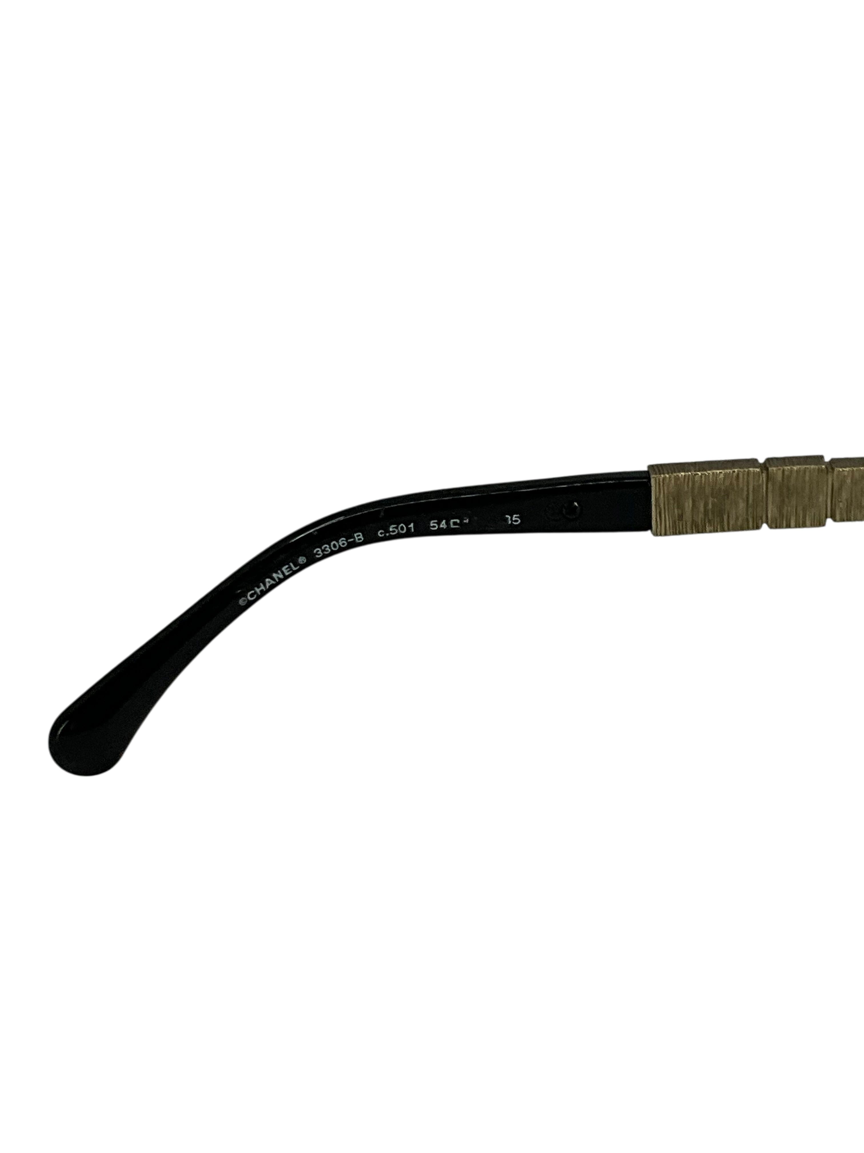 Chanel 3306 - B Crystal CC Logo Eyeglasses