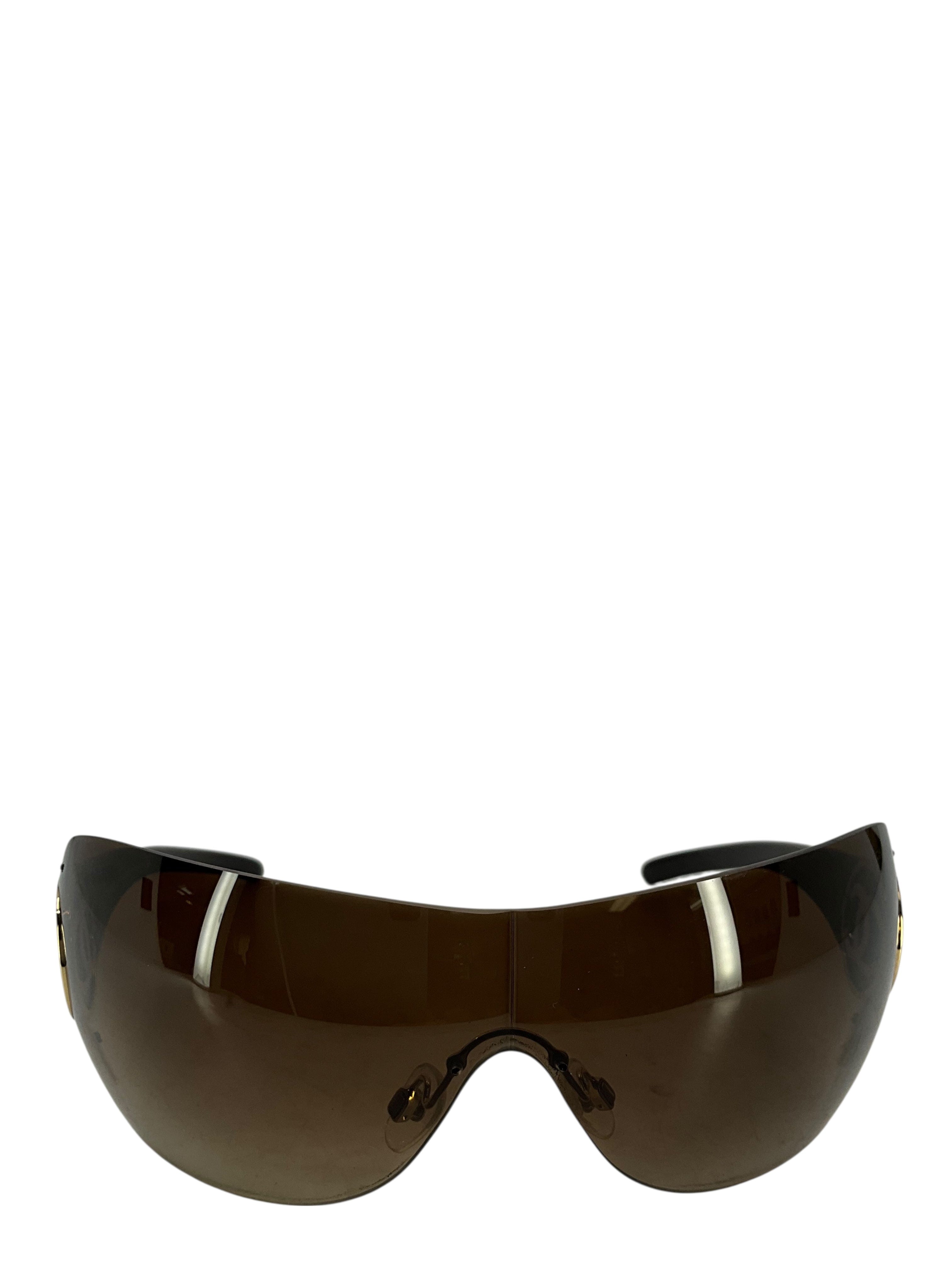 CHANEL Frameless CC Logo Sunglasses 4145