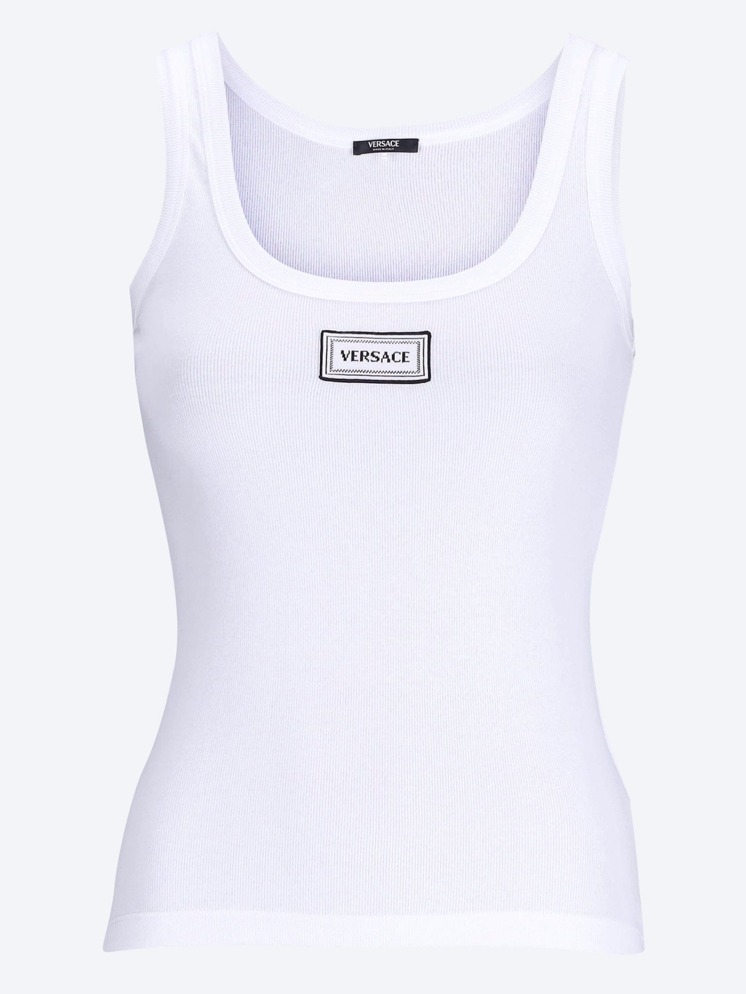 Versace Rib stretch tank top