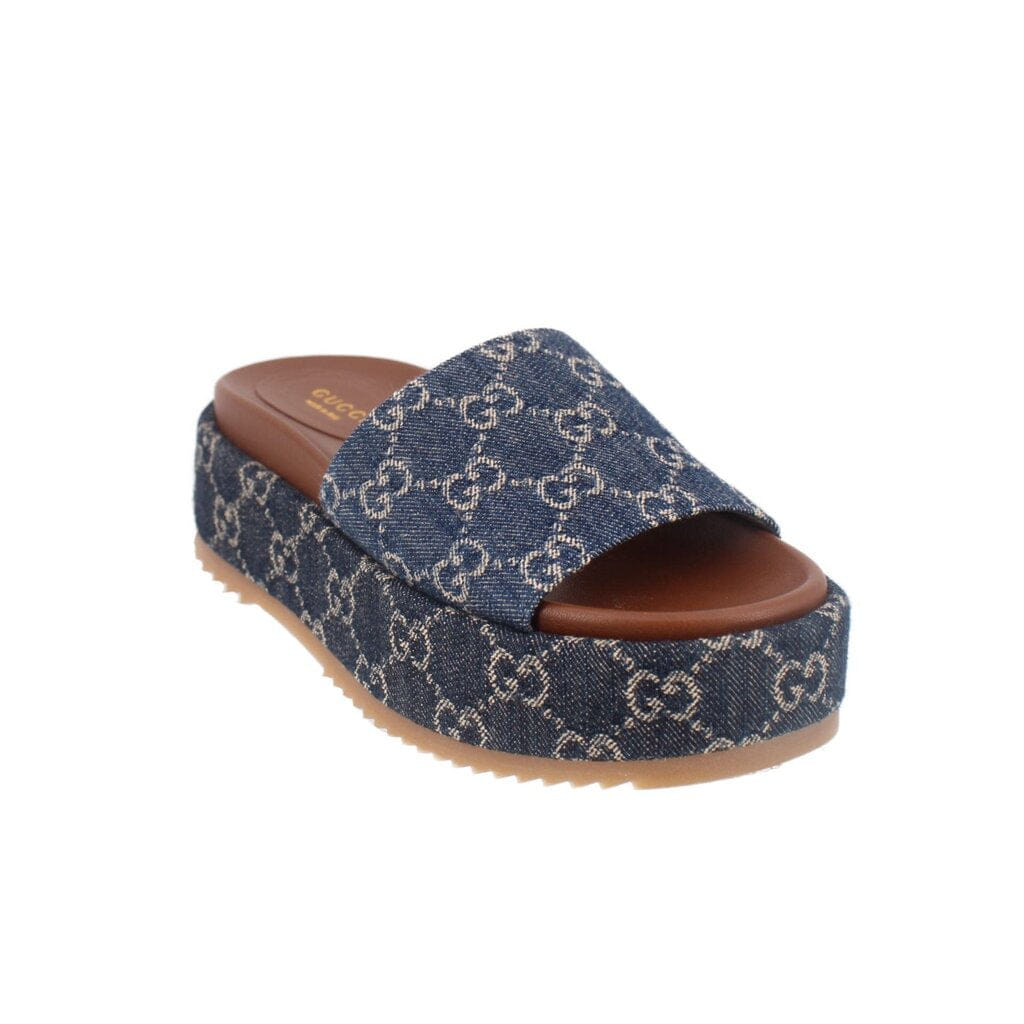 Gucci ANGELINA SANDALS DENIM 34 EU | 5 US